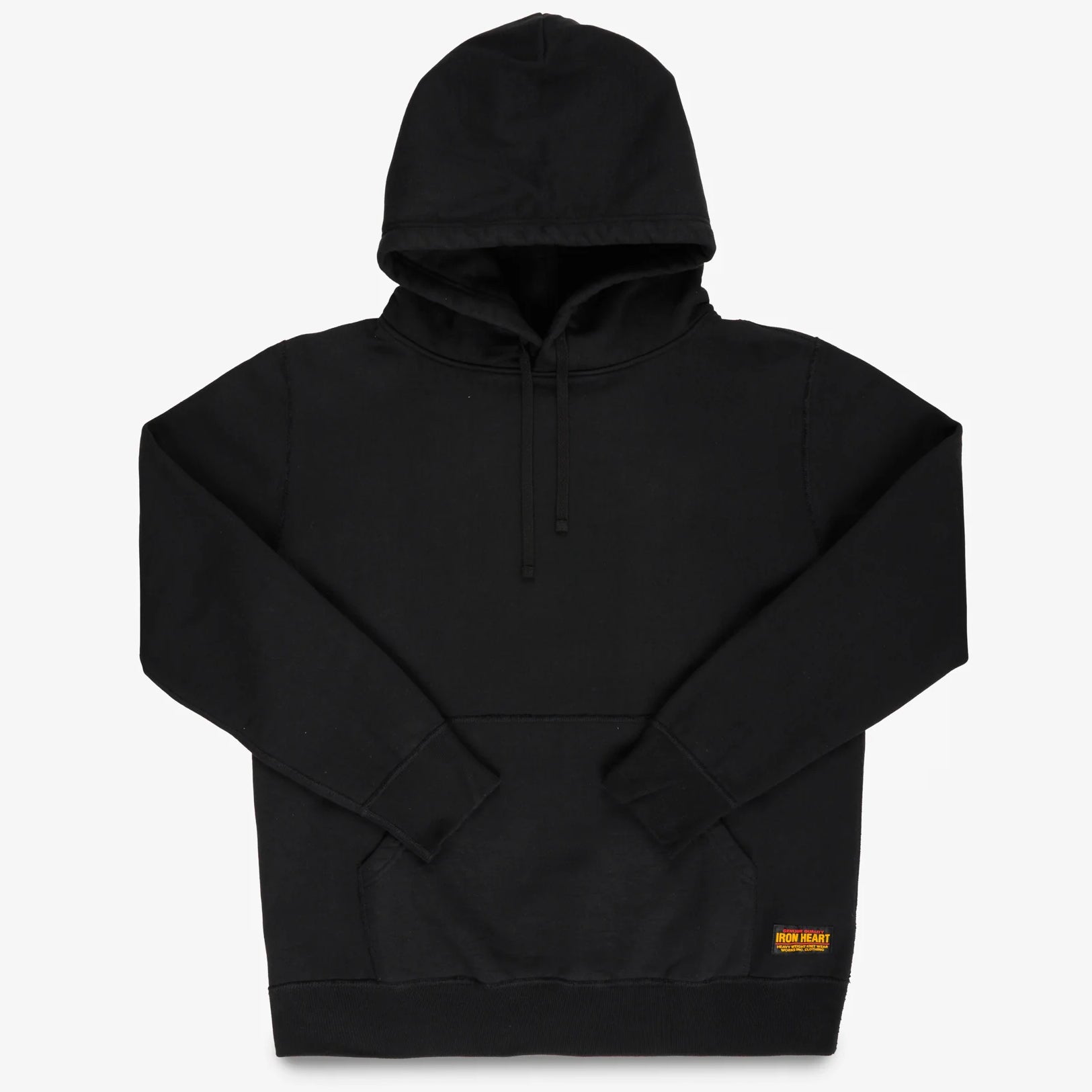 IHSW-49-BLK 14 oz. Ultra Heavy Loopwheel Hoodie Black