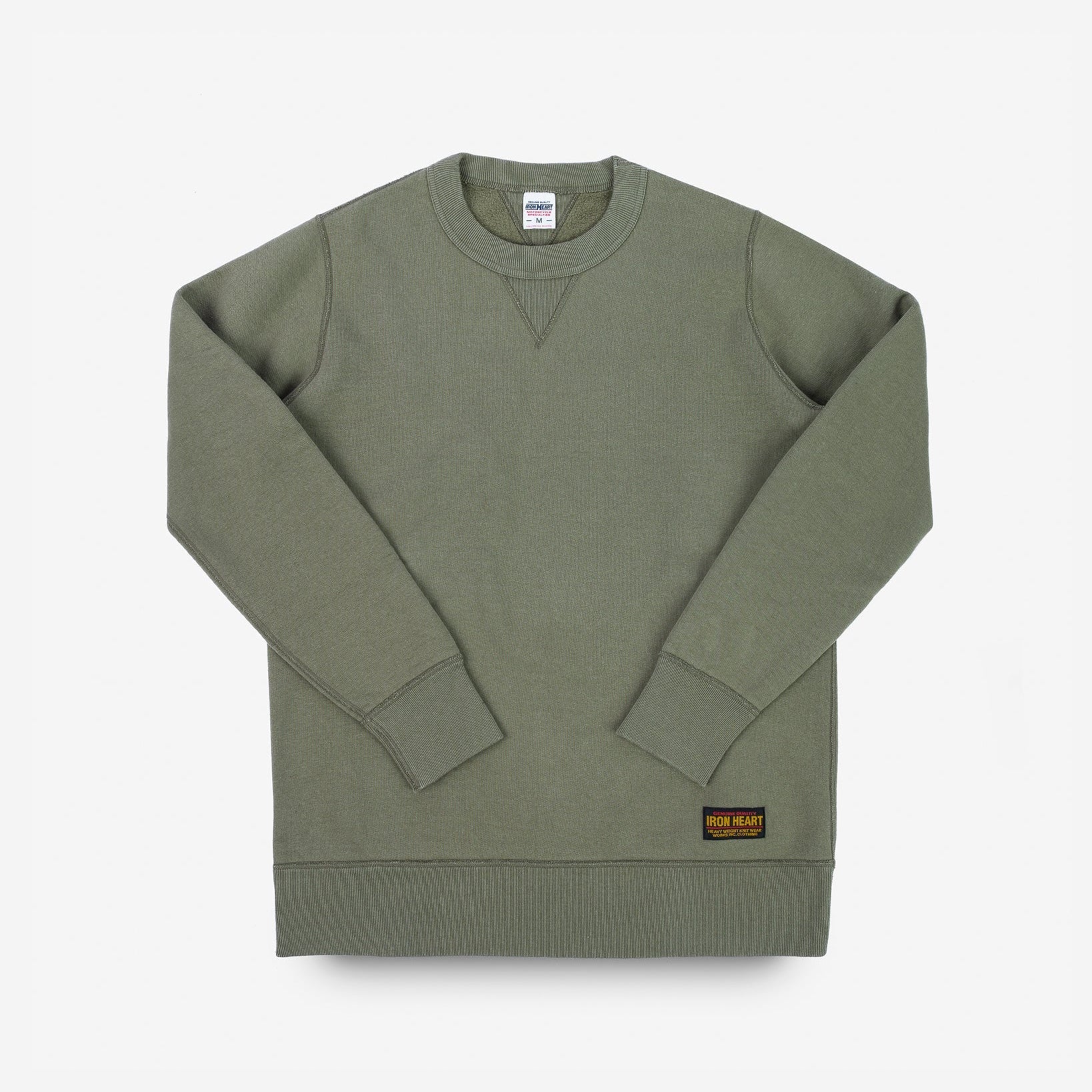 IHSW-69L-OLV 14 oz. Ultra Heavy Crew Neck Sweat Oliv