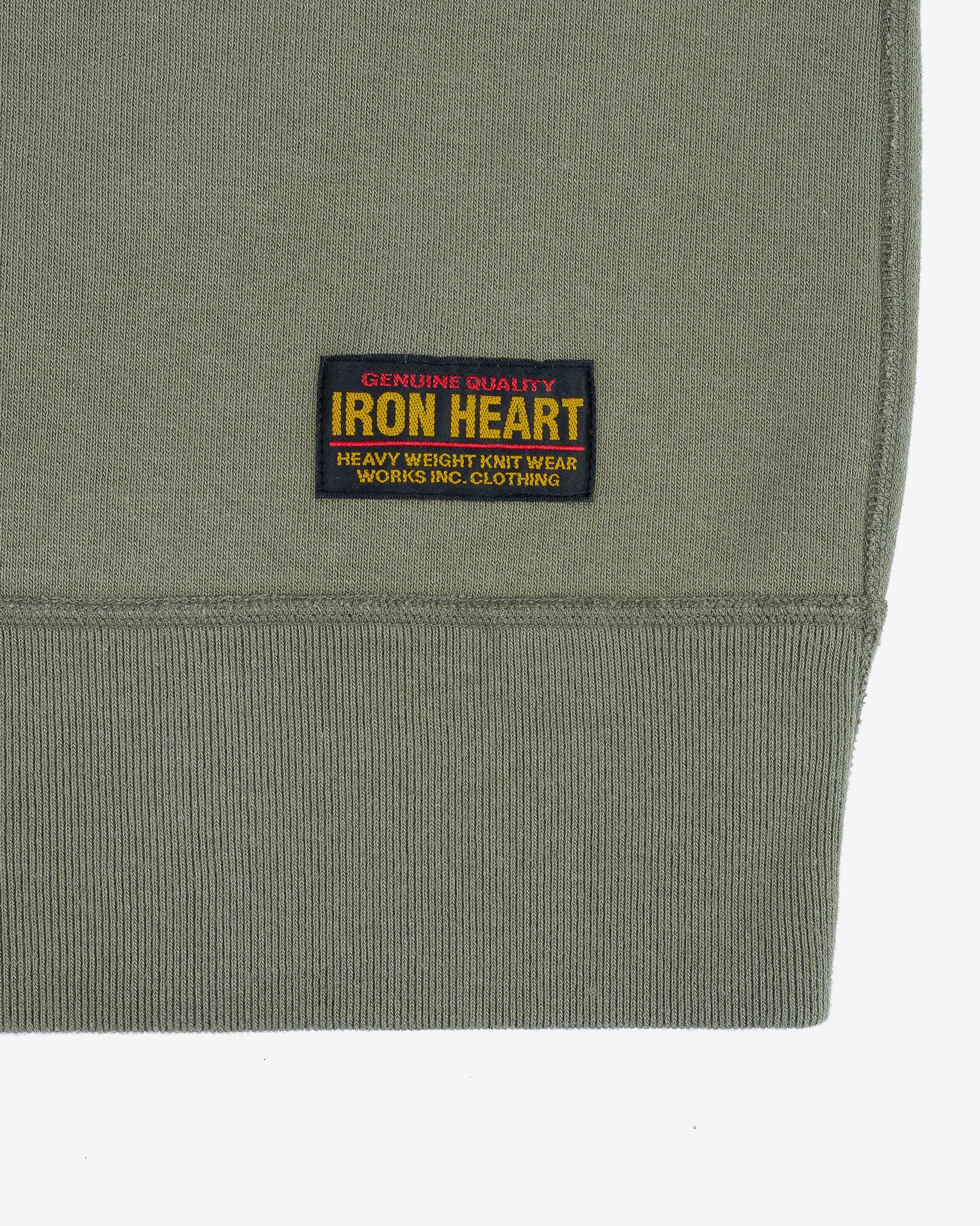 IHSW-69L-OLV 14 oz. Ultra Heavy Crew Neck Sweat Olive