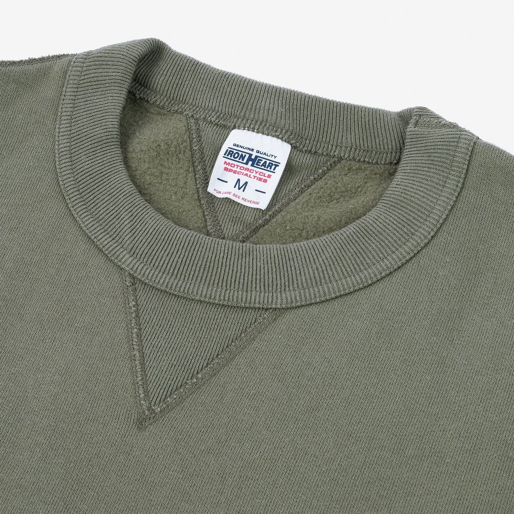 IHSW-69L-OLV 14 oz. Ultra Heavy Crew Neck Sweat Oliv