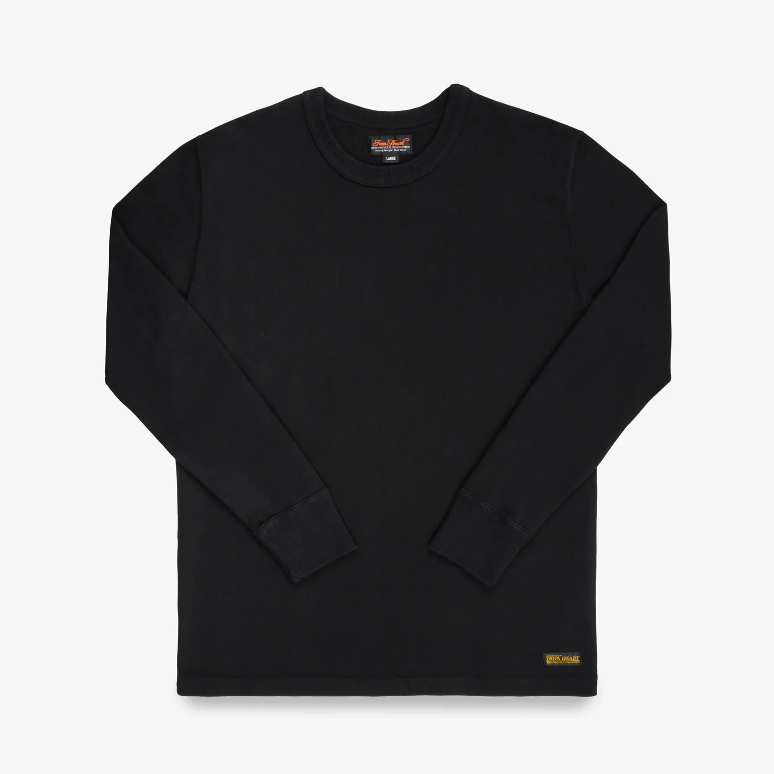 IHTL-1501-BLK 11 oz. Cotton Long Sleeved Sweater Black