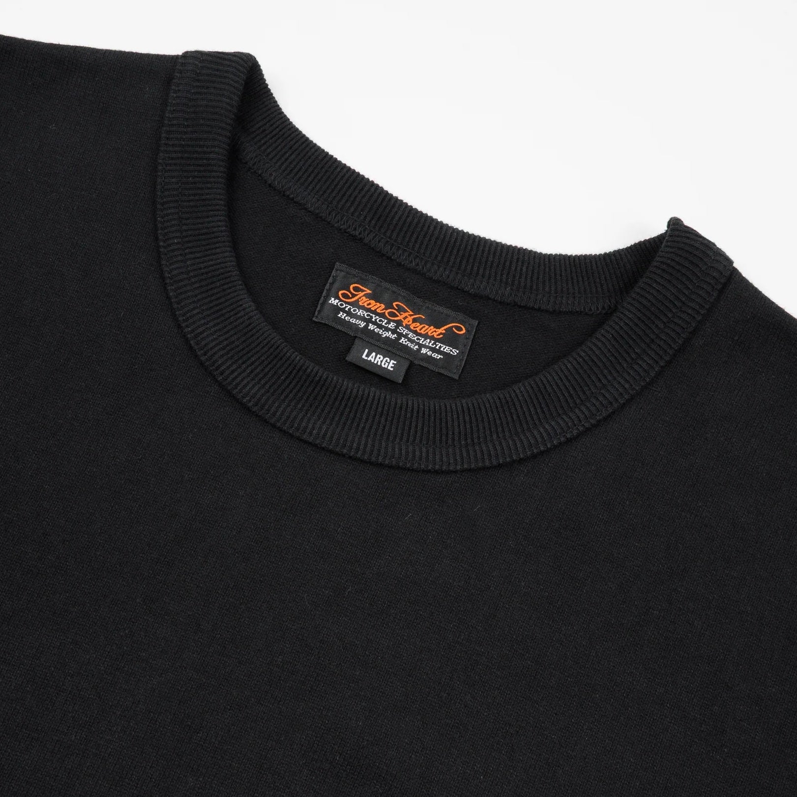 IHTL-1501-BLK 11 oz. Cotton Long Sleeved Sweater Black