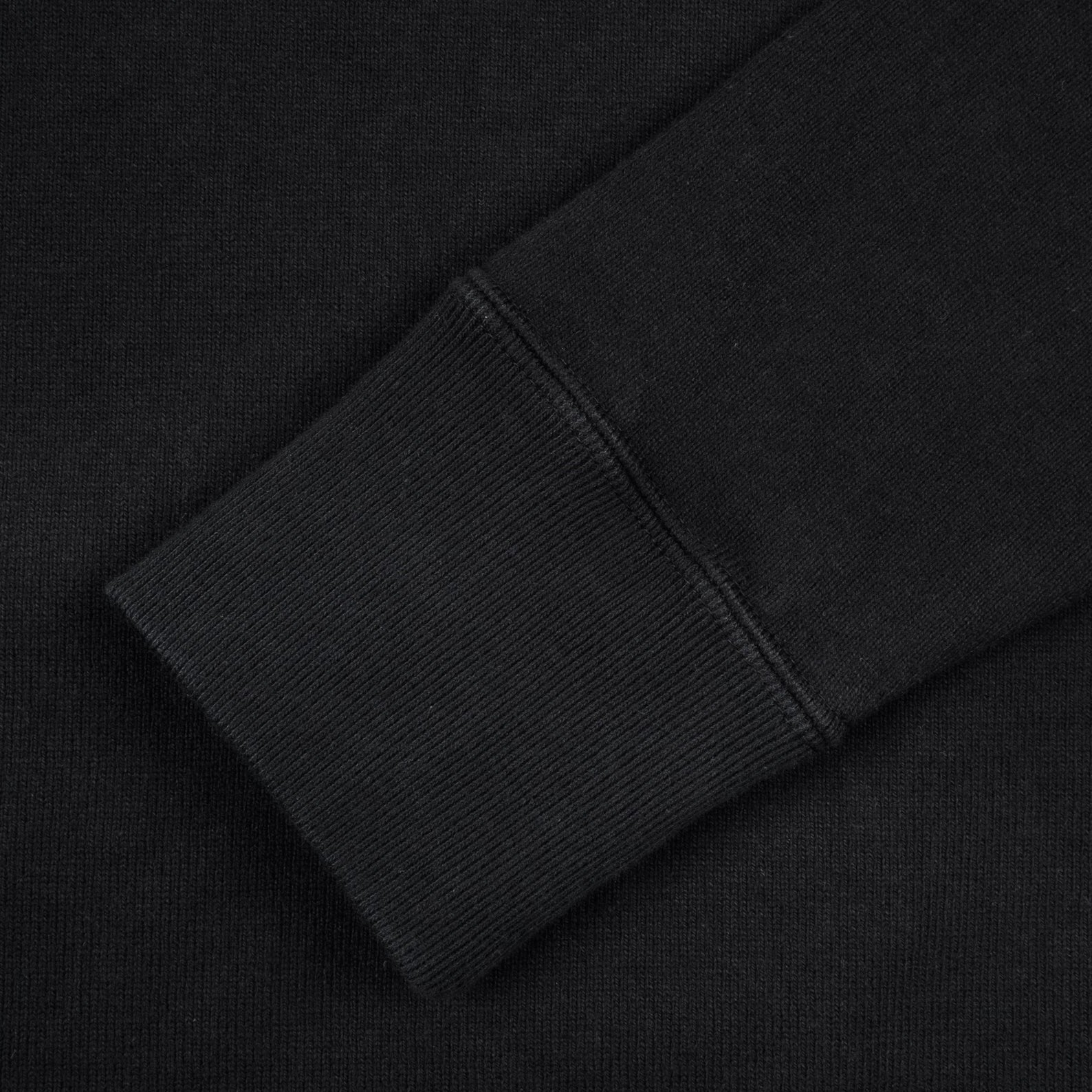 IHTL-1501-BLK 11 oz. Cotton Long Sleeved Sweater Black