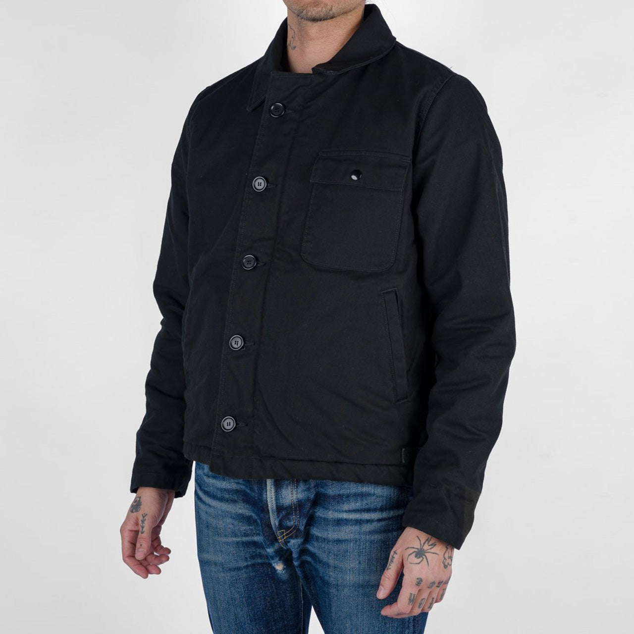 Iron Heart IHM 40 Whipcord A2 Deck Jacket Oliv
