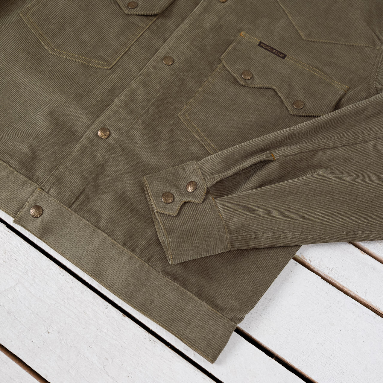 Cooper Corduroy Shirt Grün