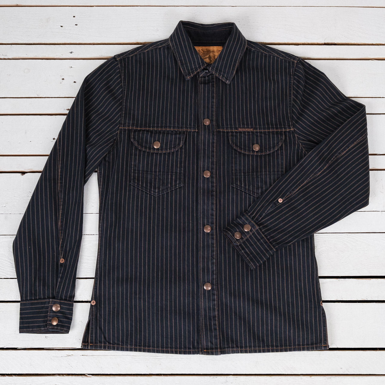 Copeland Shirts Sable Stripe