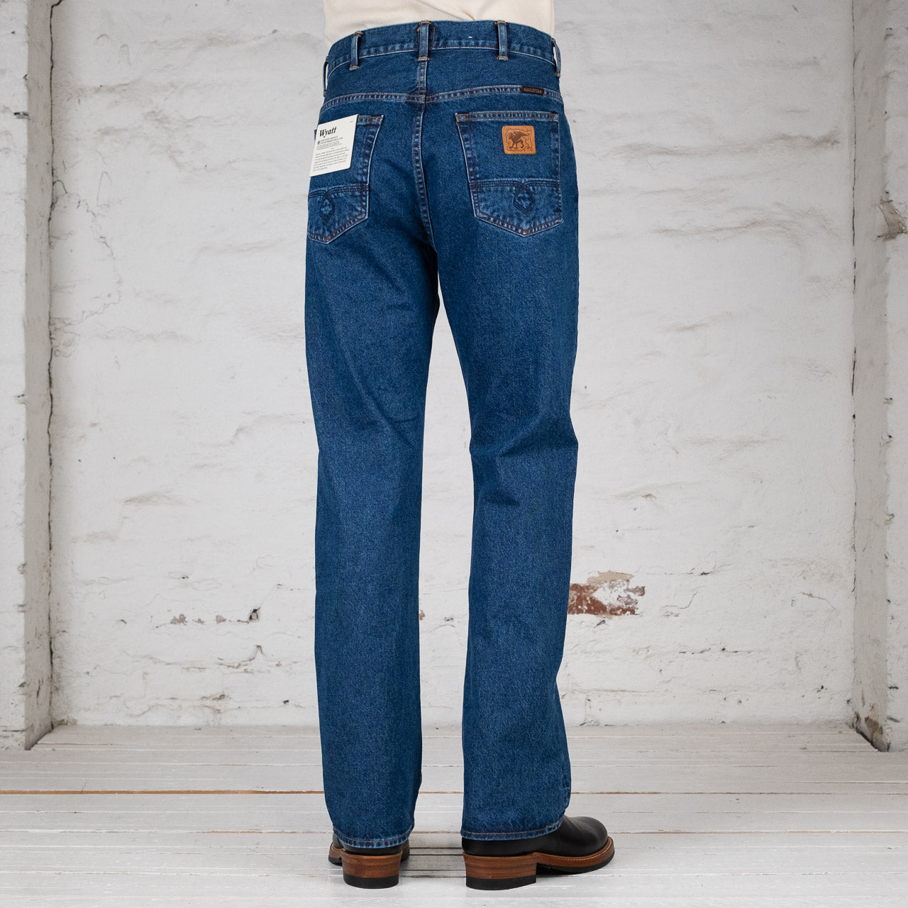 Wyatt Uneven Broken Twill Indigo