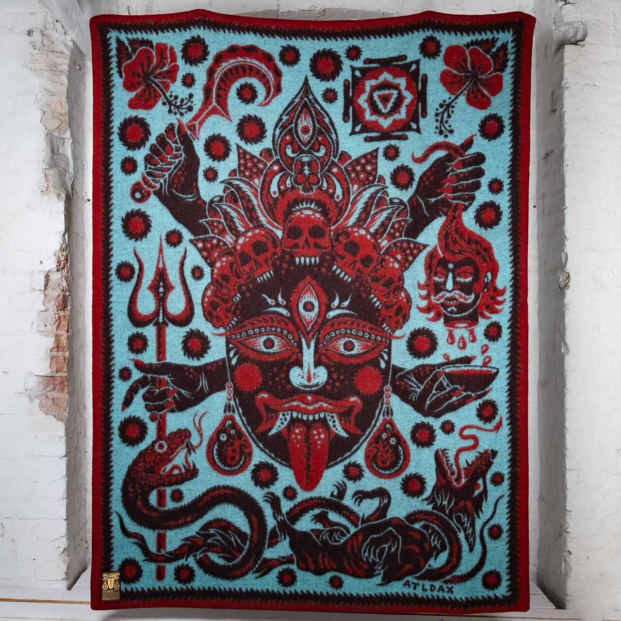 Blanket "Kali" Indigofera x Björn Atldax