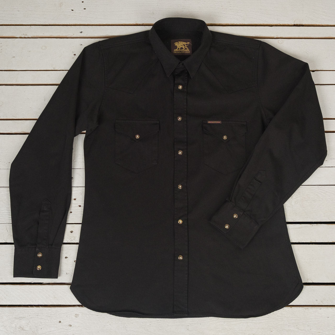 Sideras Tuck In Shirt Twill Black