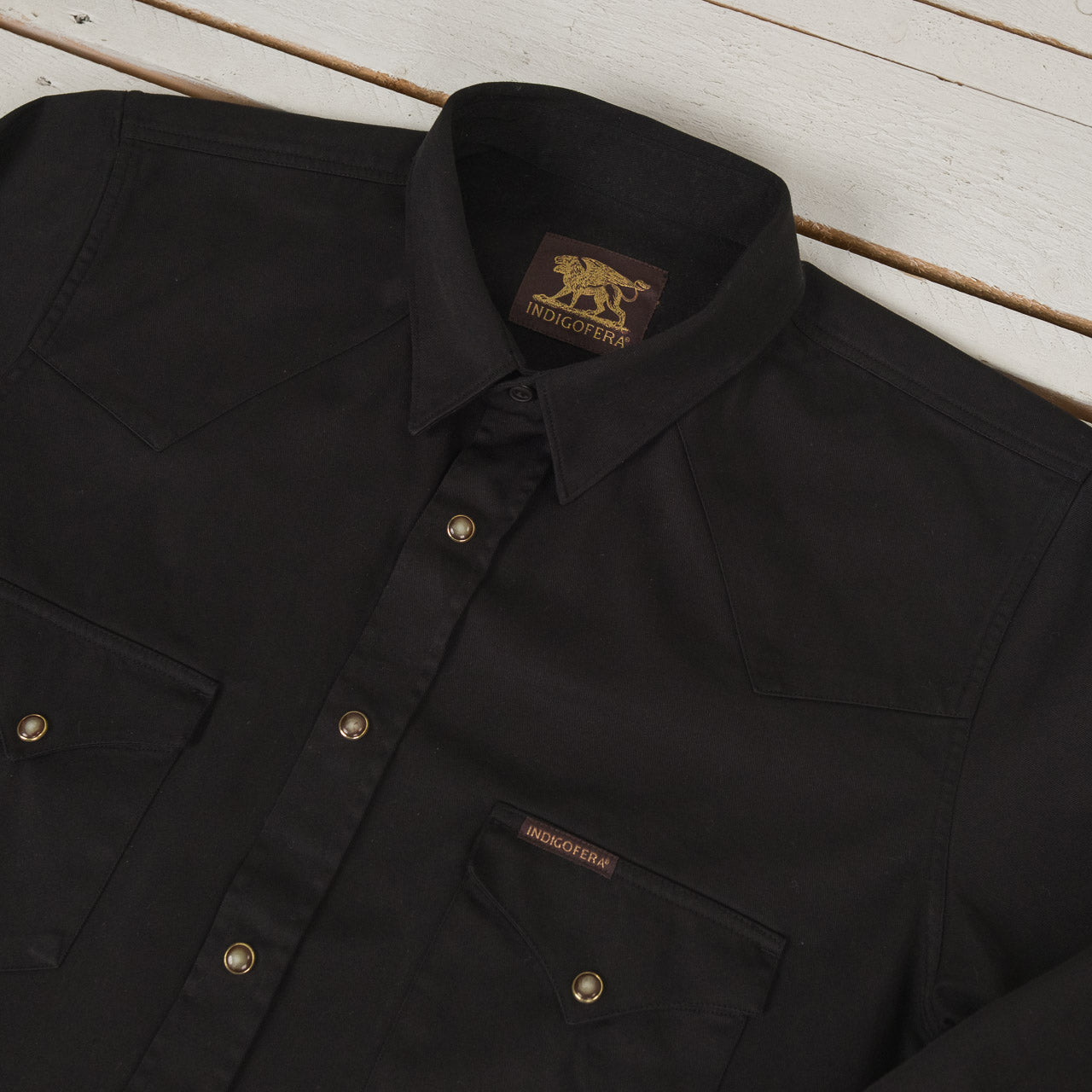Sideras Shirt Twill Black