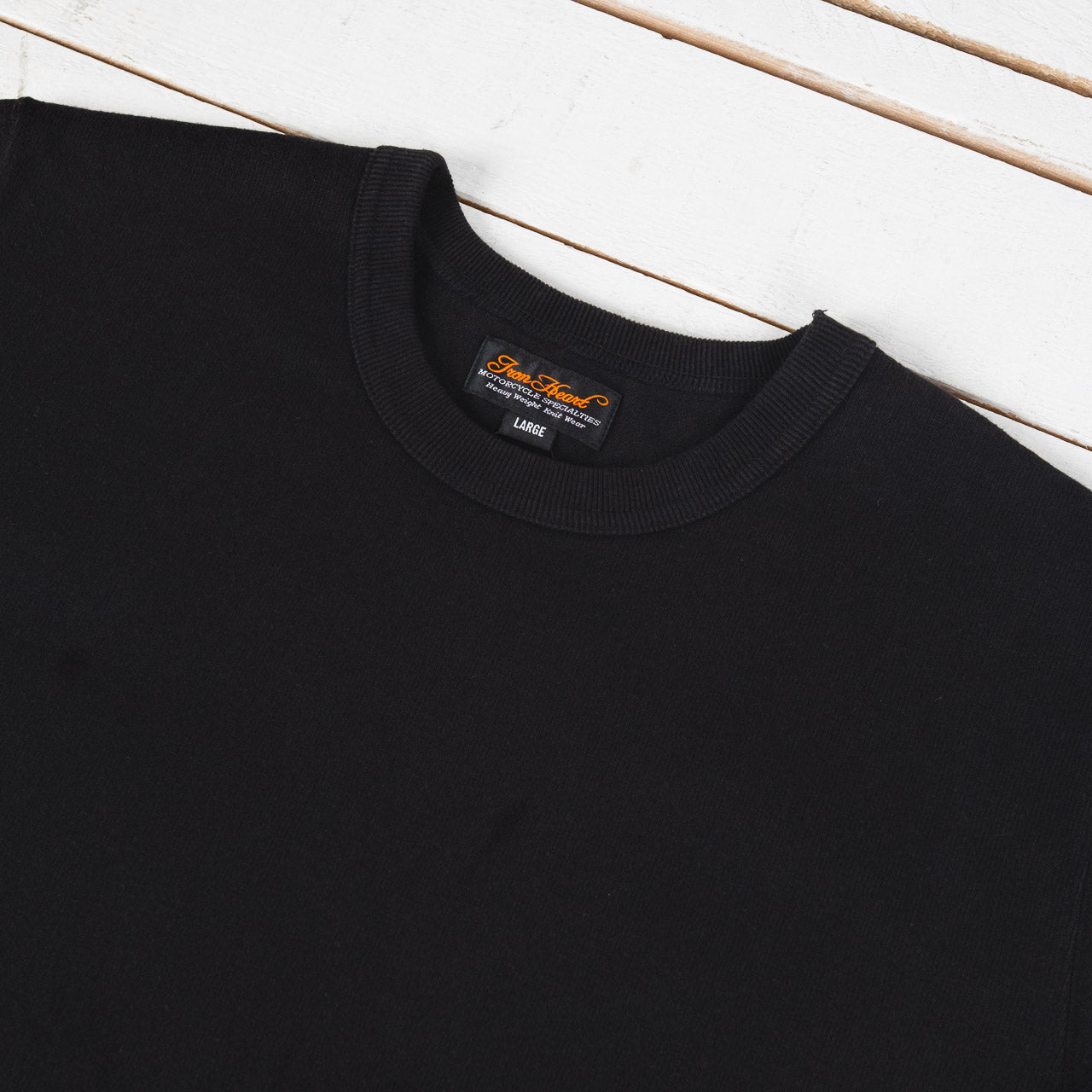 IHT-1600-BLK 11 oz. Heavy Cotton T-Shirt Black