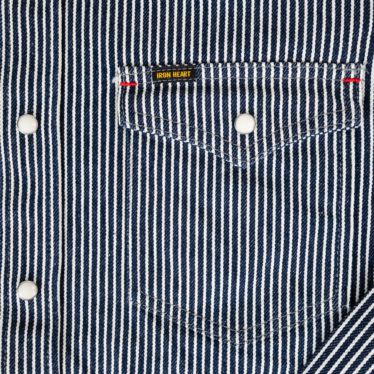 IHSH-07-IND Western Shirt Hickory Stripe