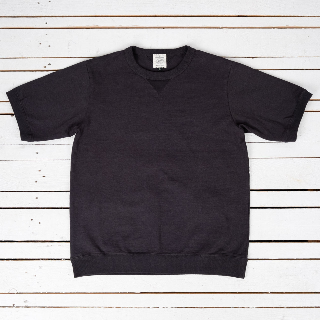Ultra Heavy Dotsume Rib T-Shirt, Ink Black