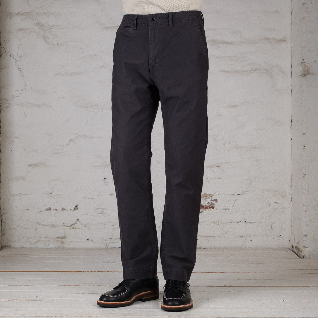 Regular Fit Trousers Black