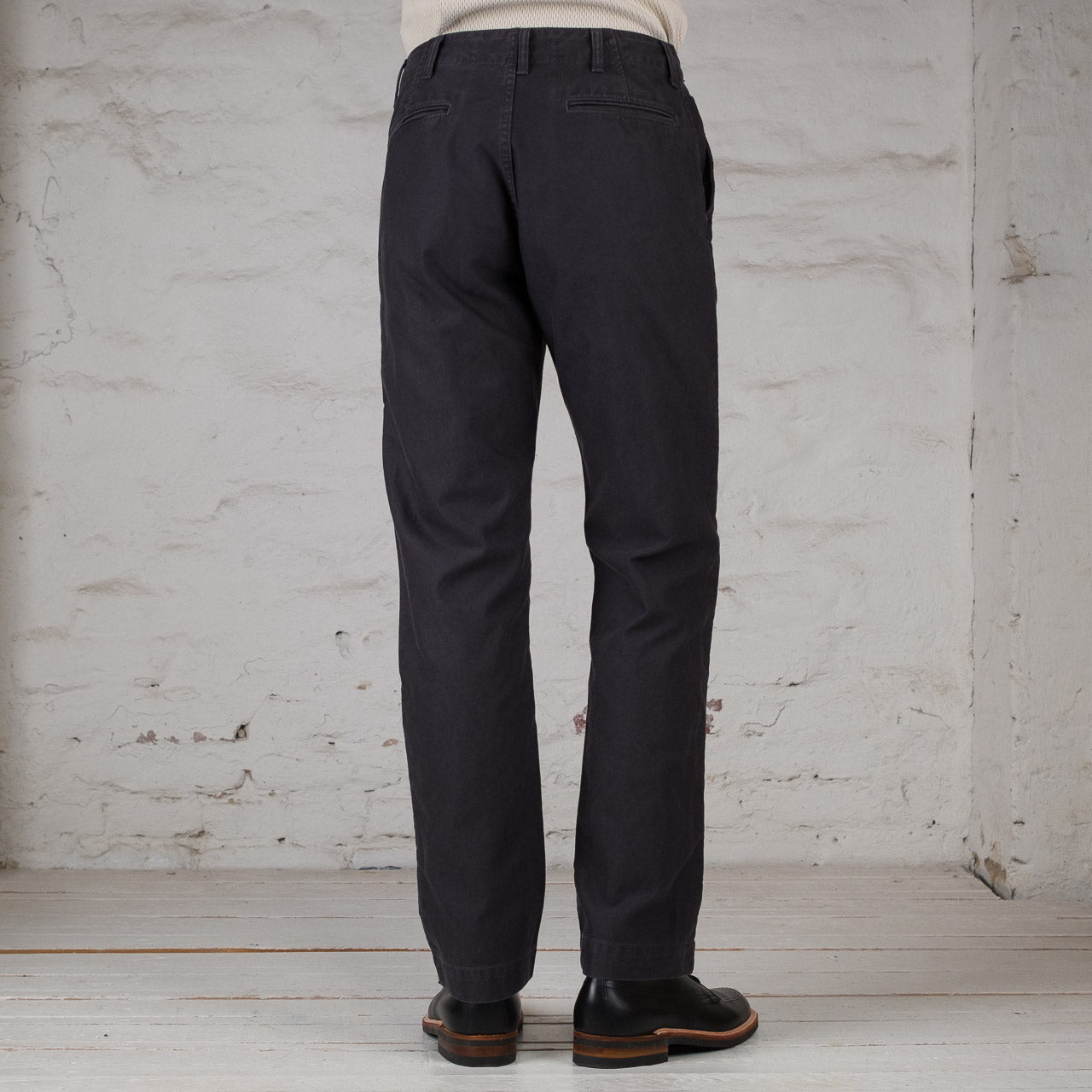 Regular Fit Trousers Black