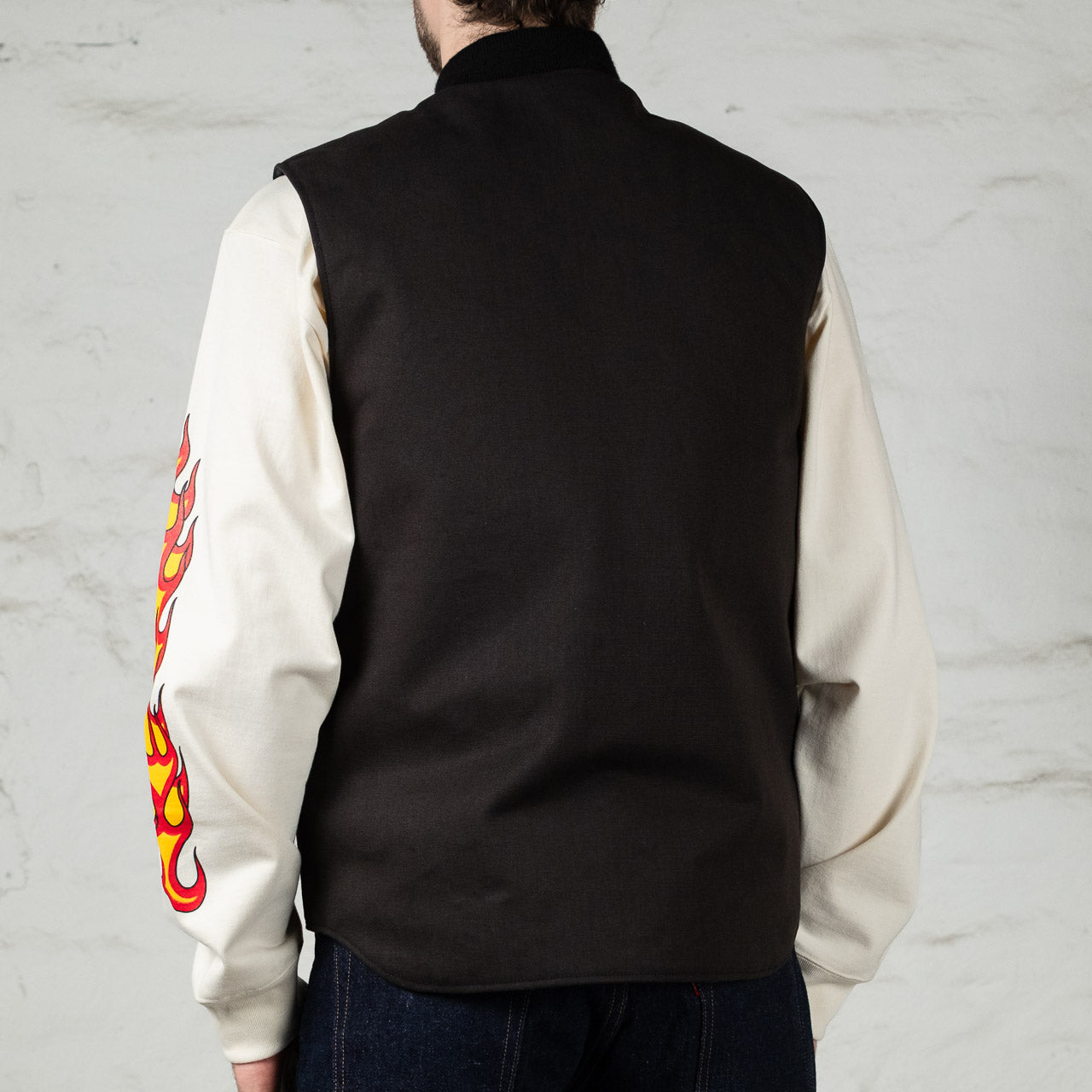 Bean Vest Smoke Black
