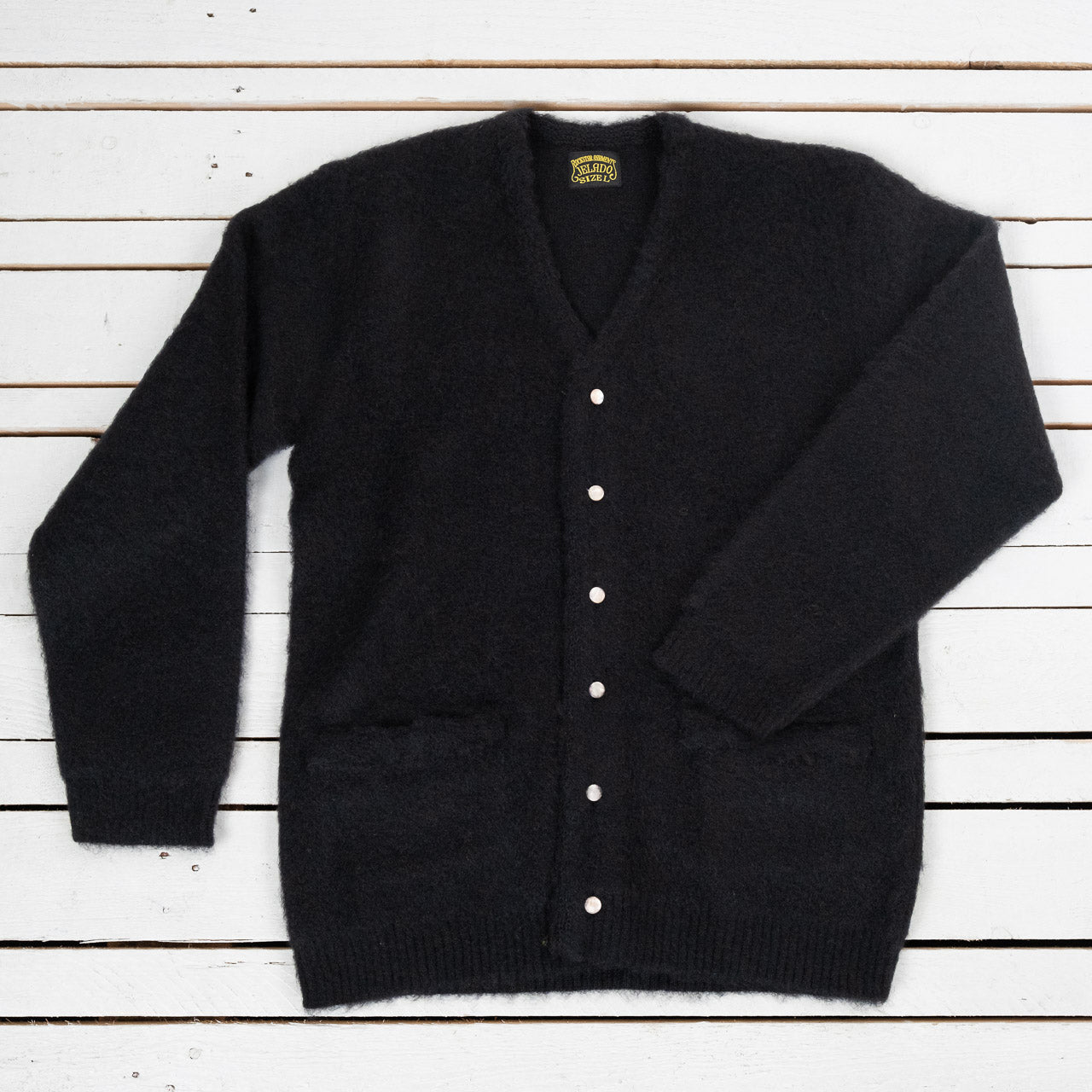 Cobain Mohair Cardigan Schwarz