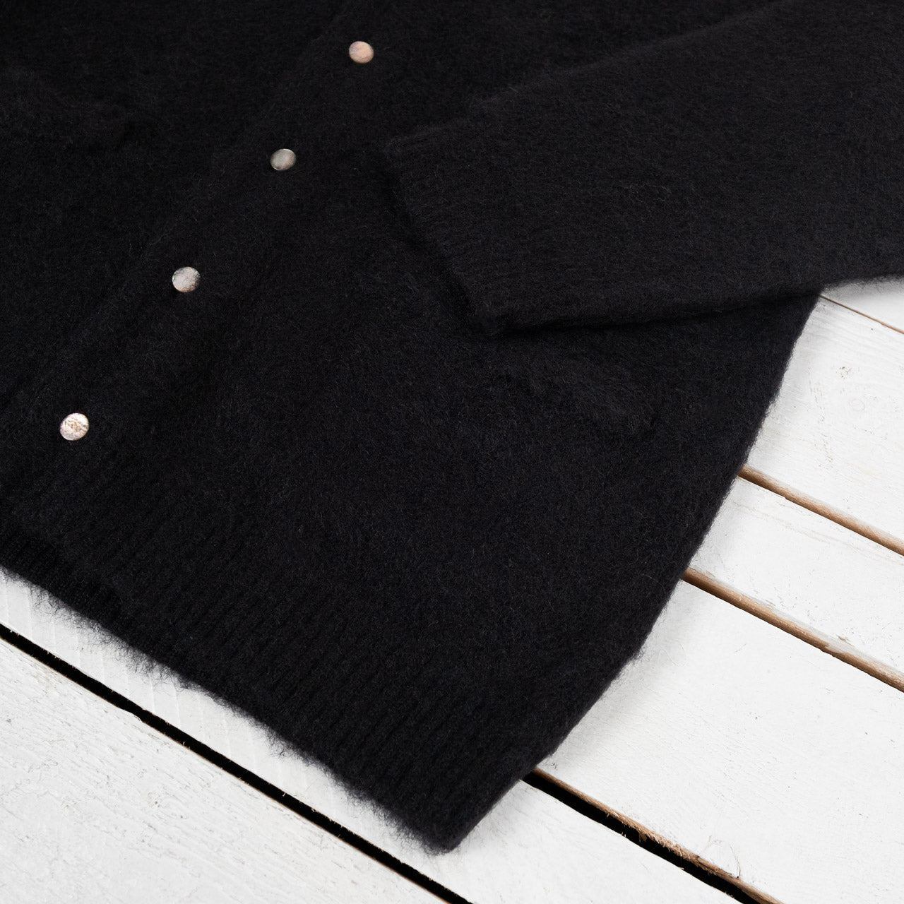 Cobain Mohair Cardigan Schwarz