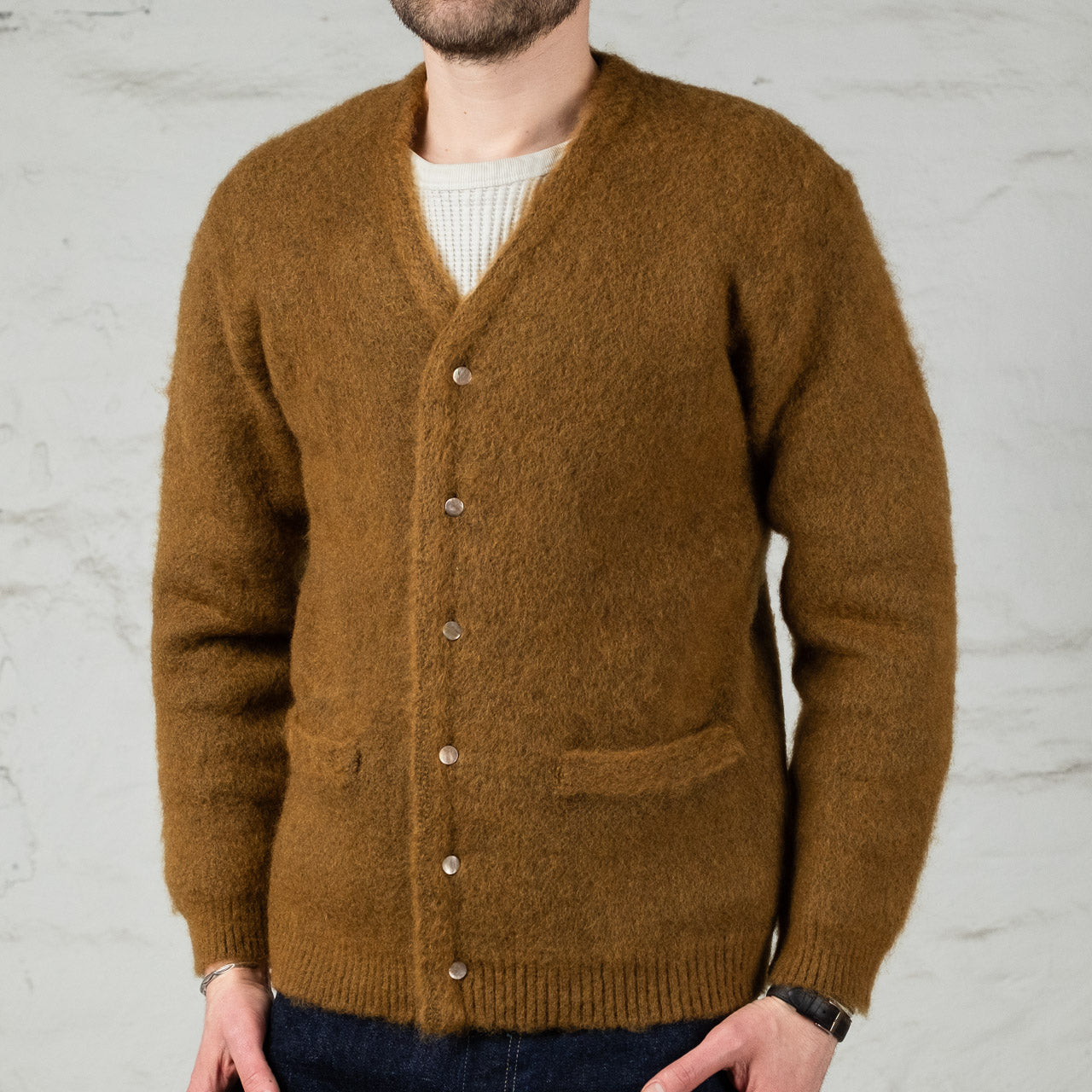 Cobain Mohair Cardigan Gold