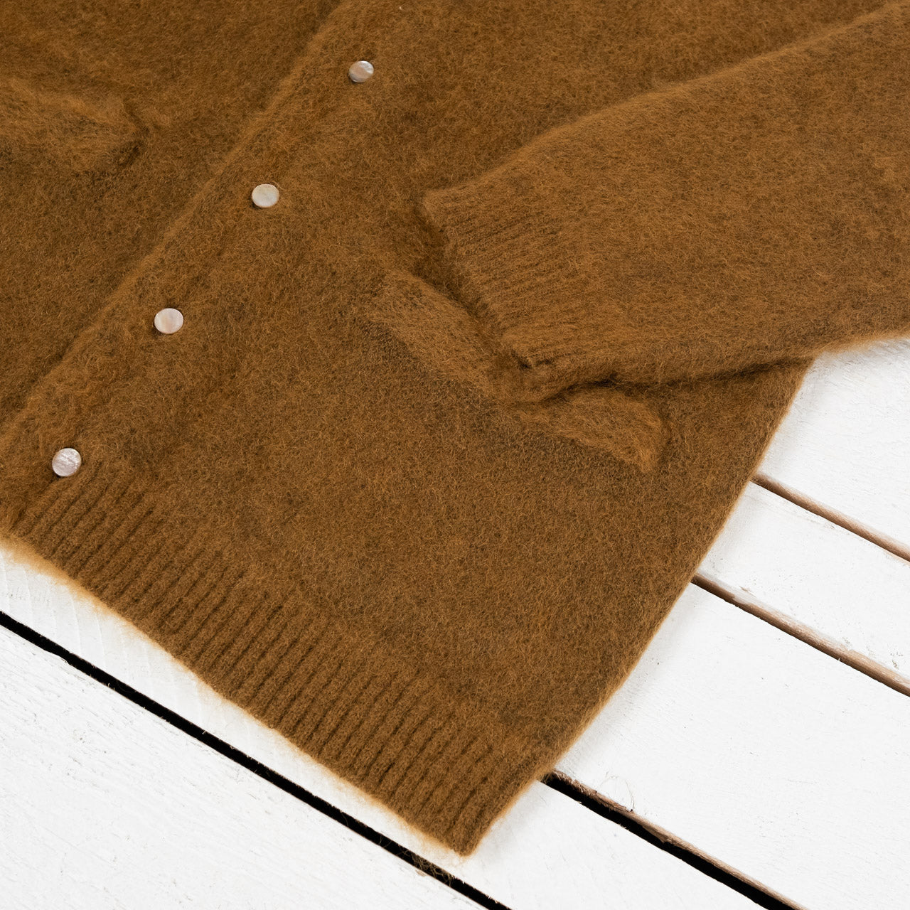 Cobain Mohair Cardigan Gold