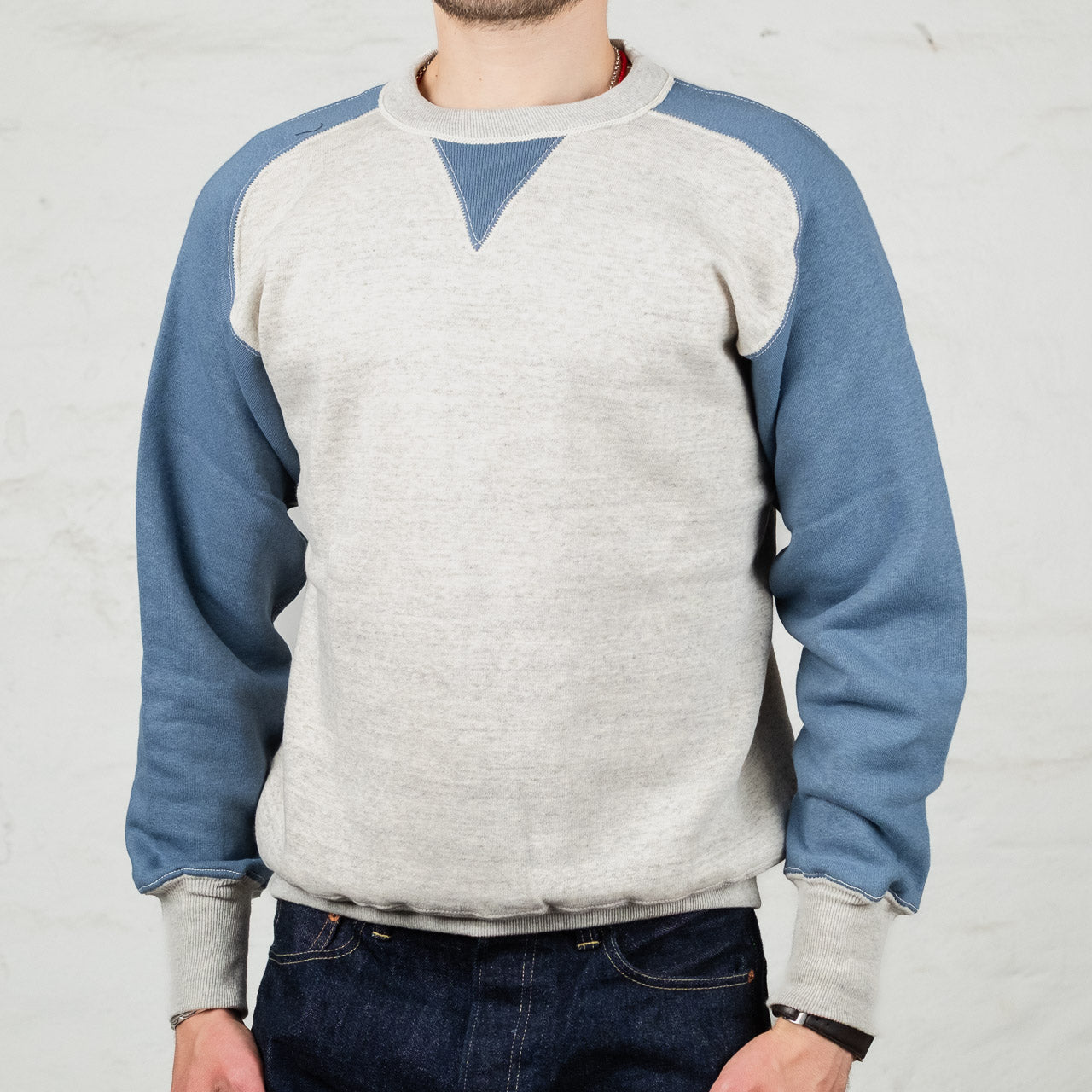 Freedom Sweats Oatmeal/Light Blue