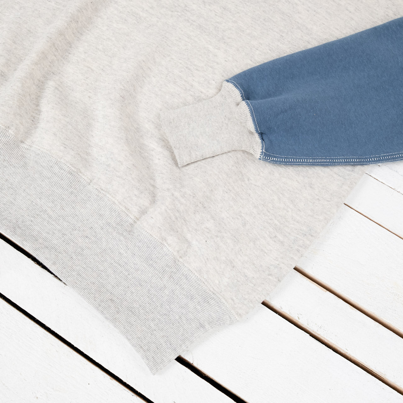 Freedom Sweats Oatmeal/Light Blue