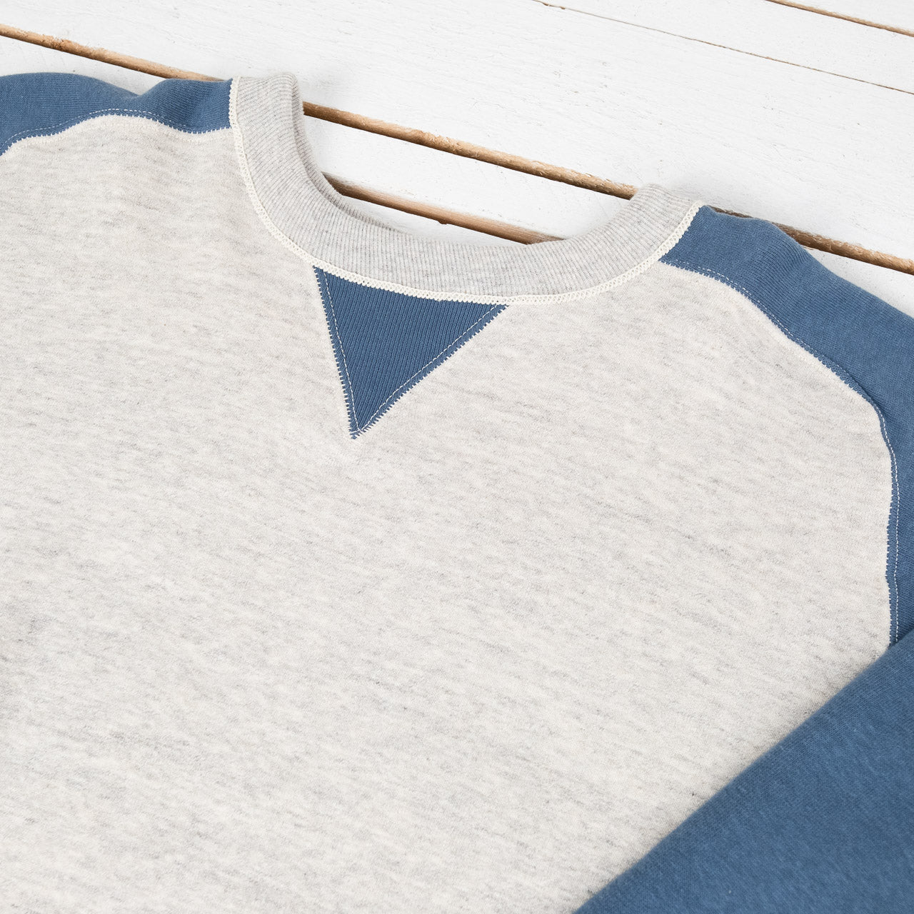 Freedom Sweats Oatmeal/Light Blue