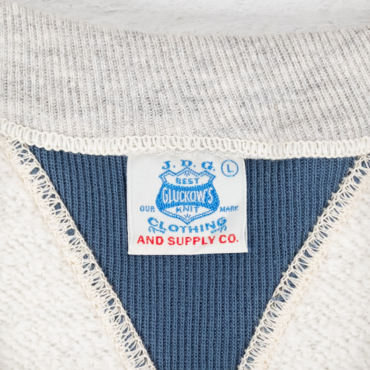 Freedom Sweats Oatmeal/Light Blue