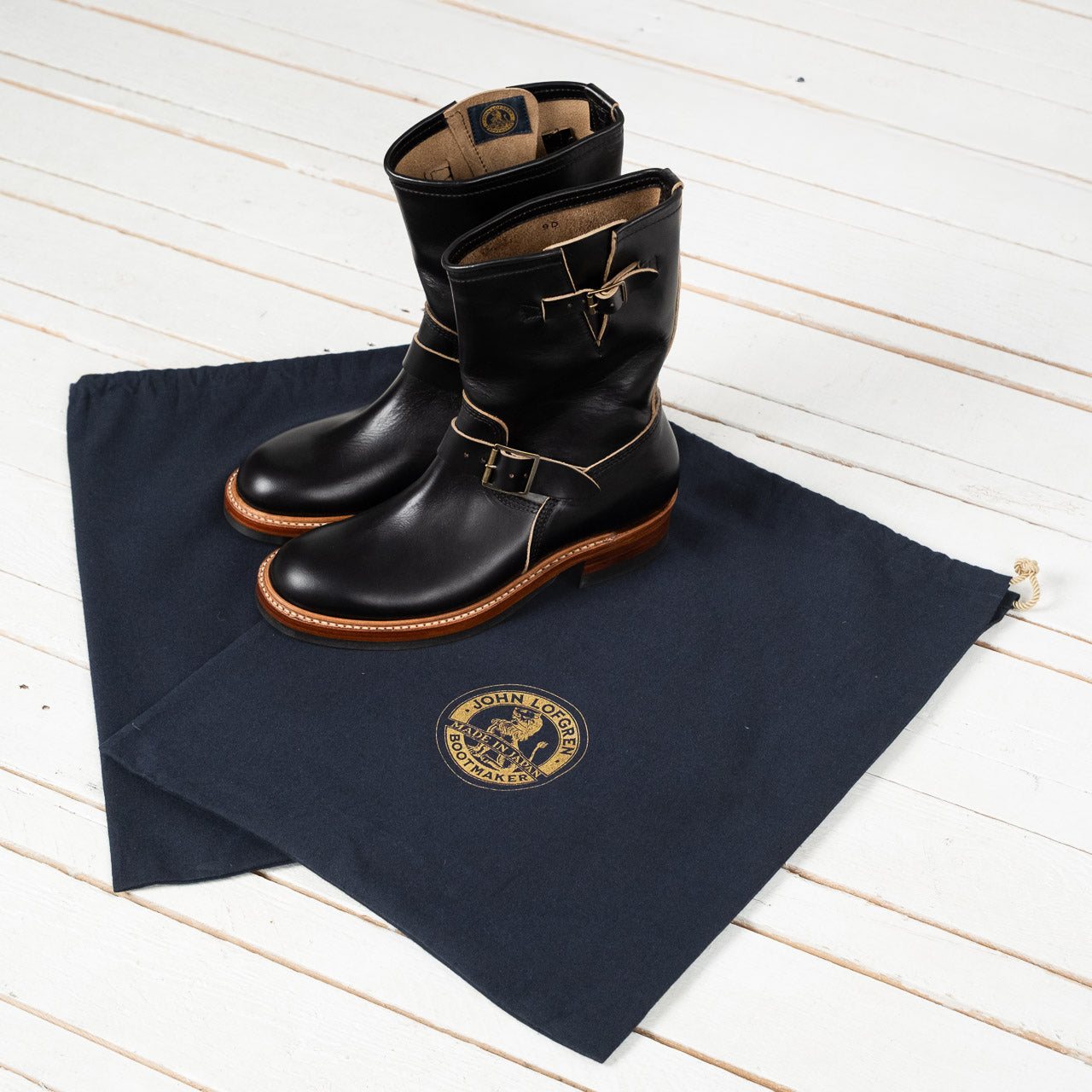 LK-003 Engineer Boots Horween CXL Schwarz