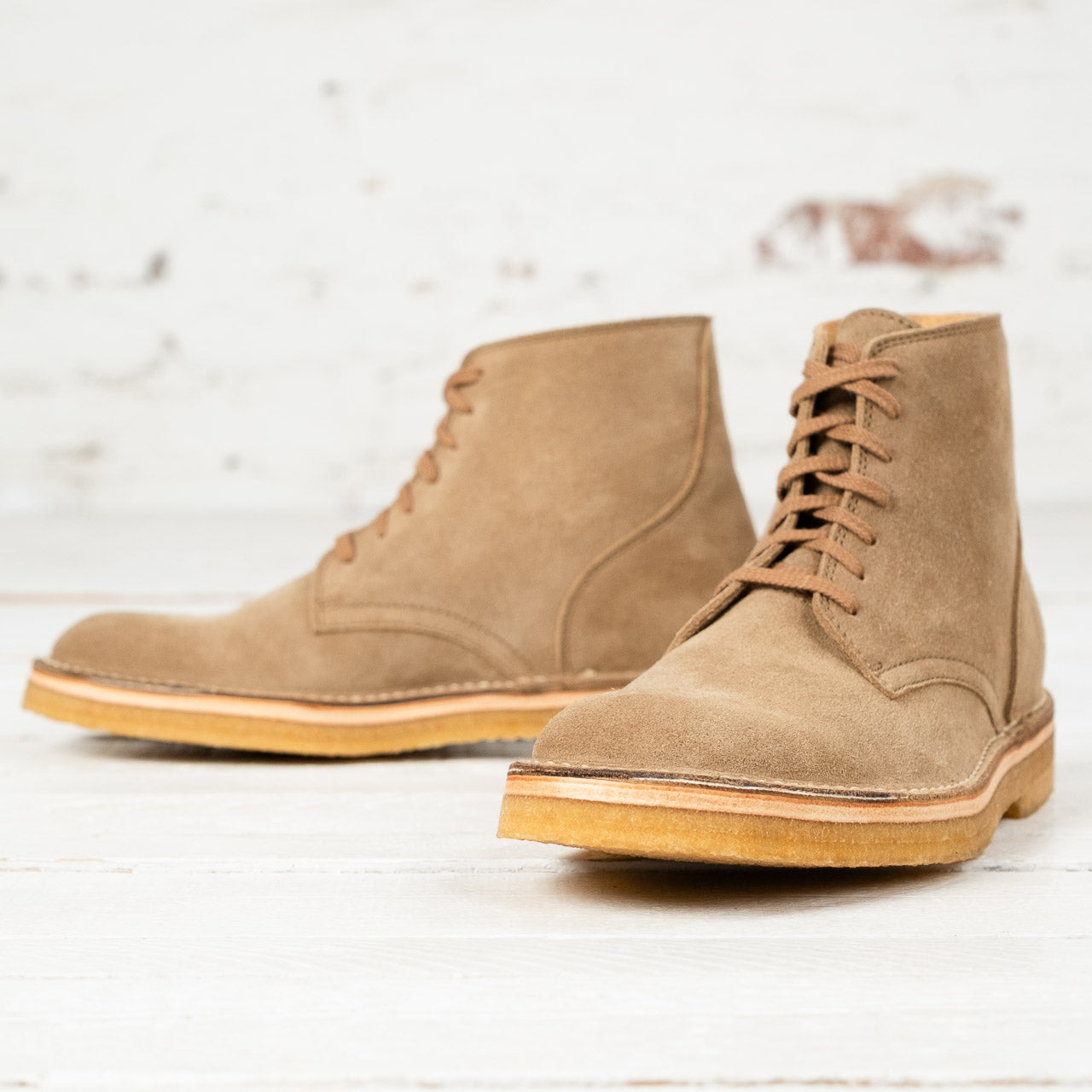 LK-044 Sahara Boots Japanese Suede Khaki