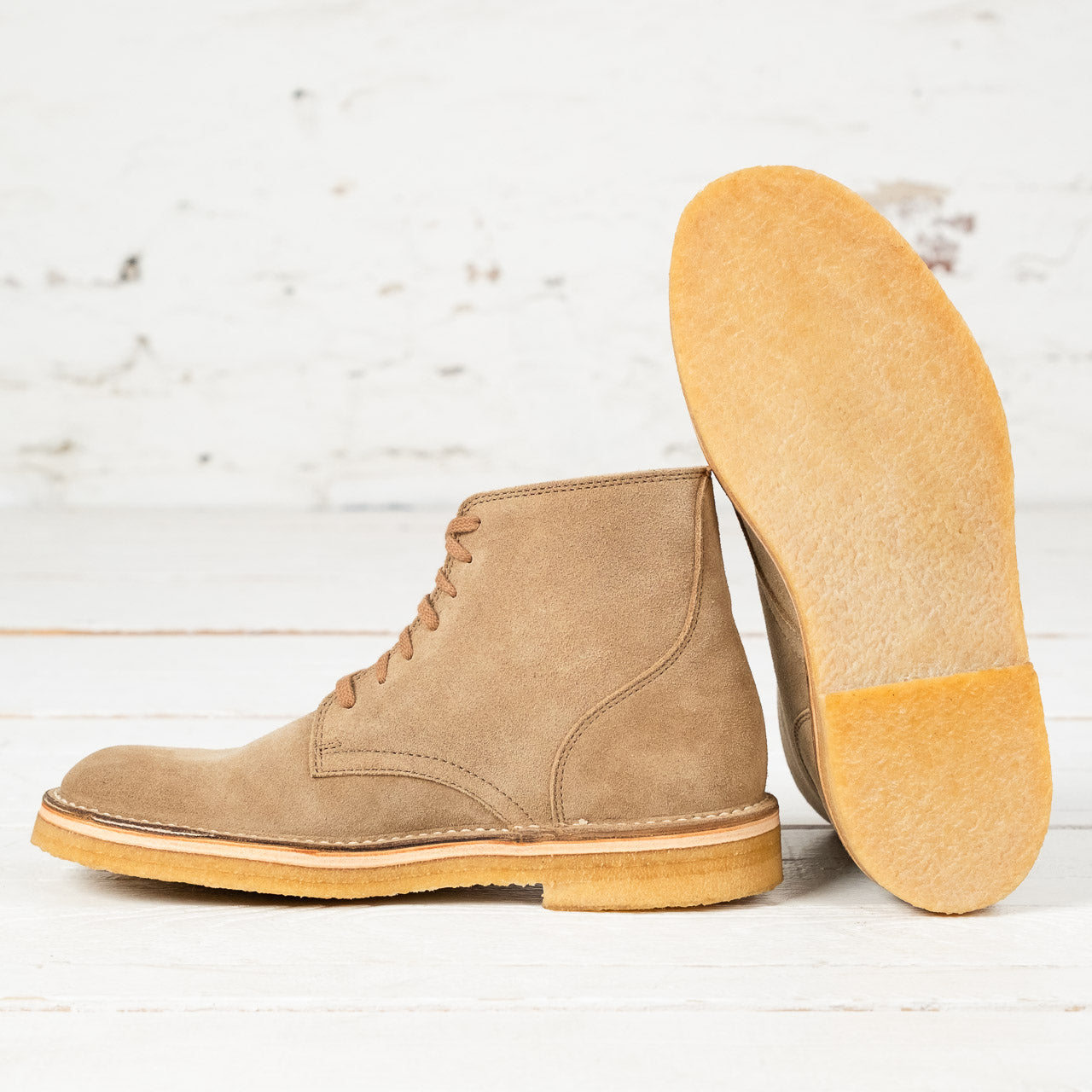 LK-044 Sahara Boots Japanese Suede Khaki