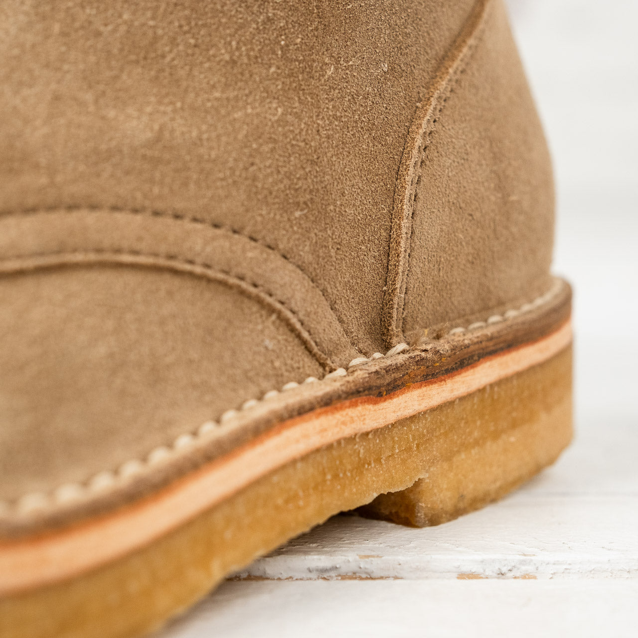 LK-044 Sahara Boots Japanese Suede Khaki