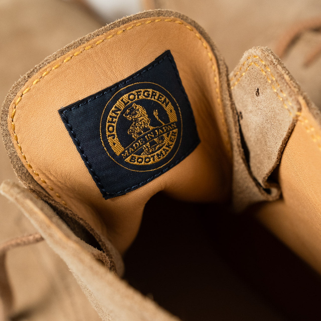 LK-044 Sahara Boots Japanese Suede Khaki