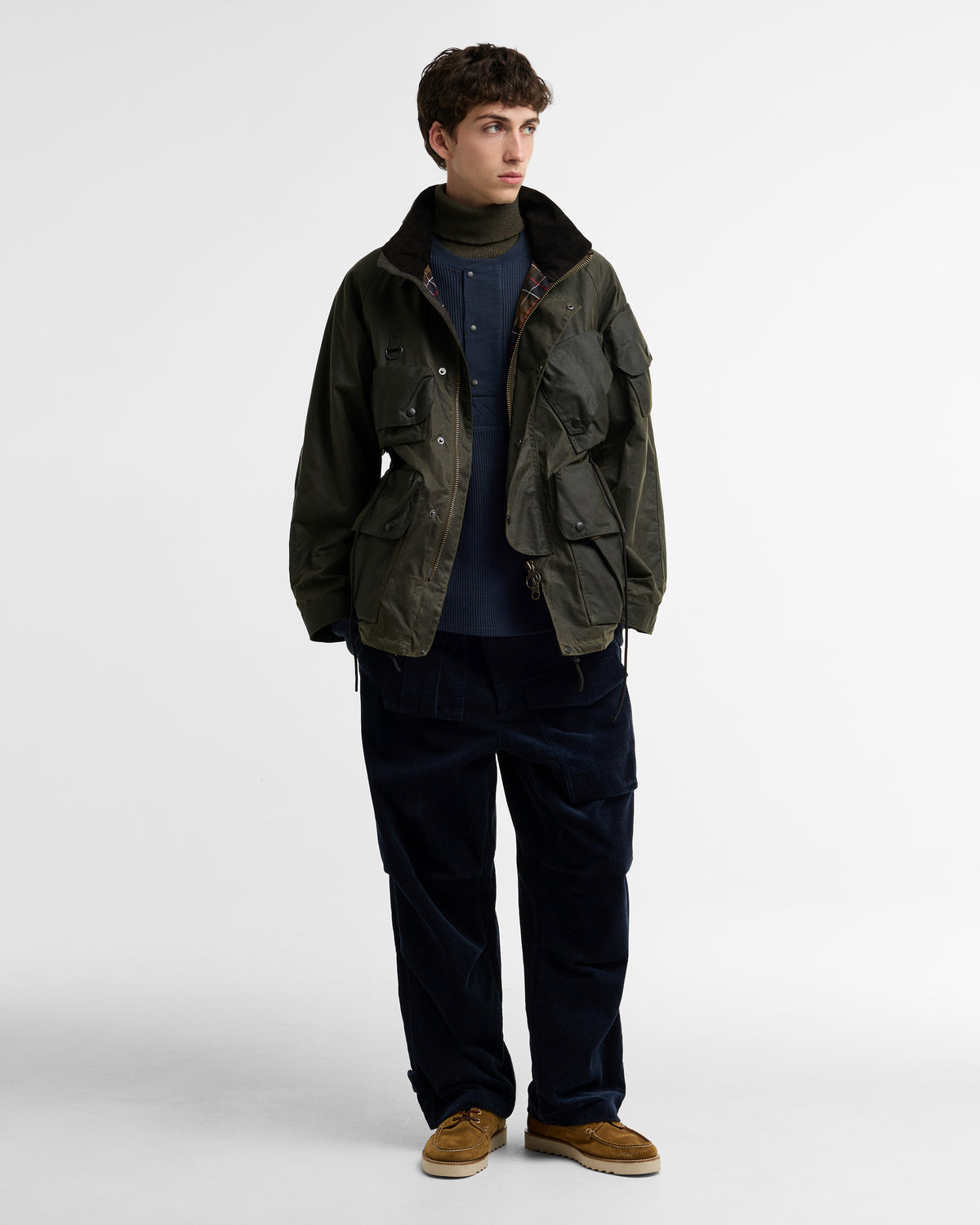 Veste cirée Ripstop Barbour x Norbit Archive Olive