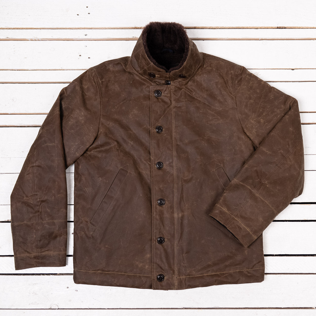 Deck Jacket Tan Waxed