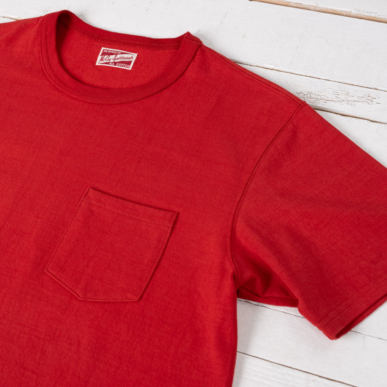 Joe McCoy Pocket Tee Cherry