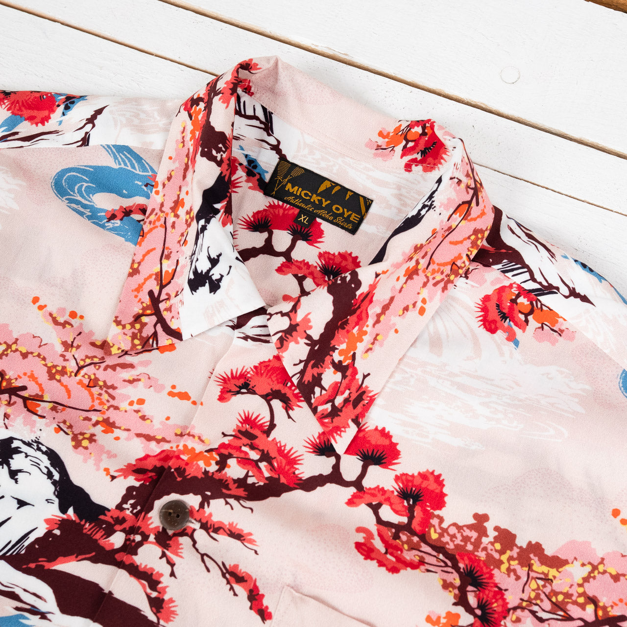 Wai Wailani Hawaii Shirt Salmon