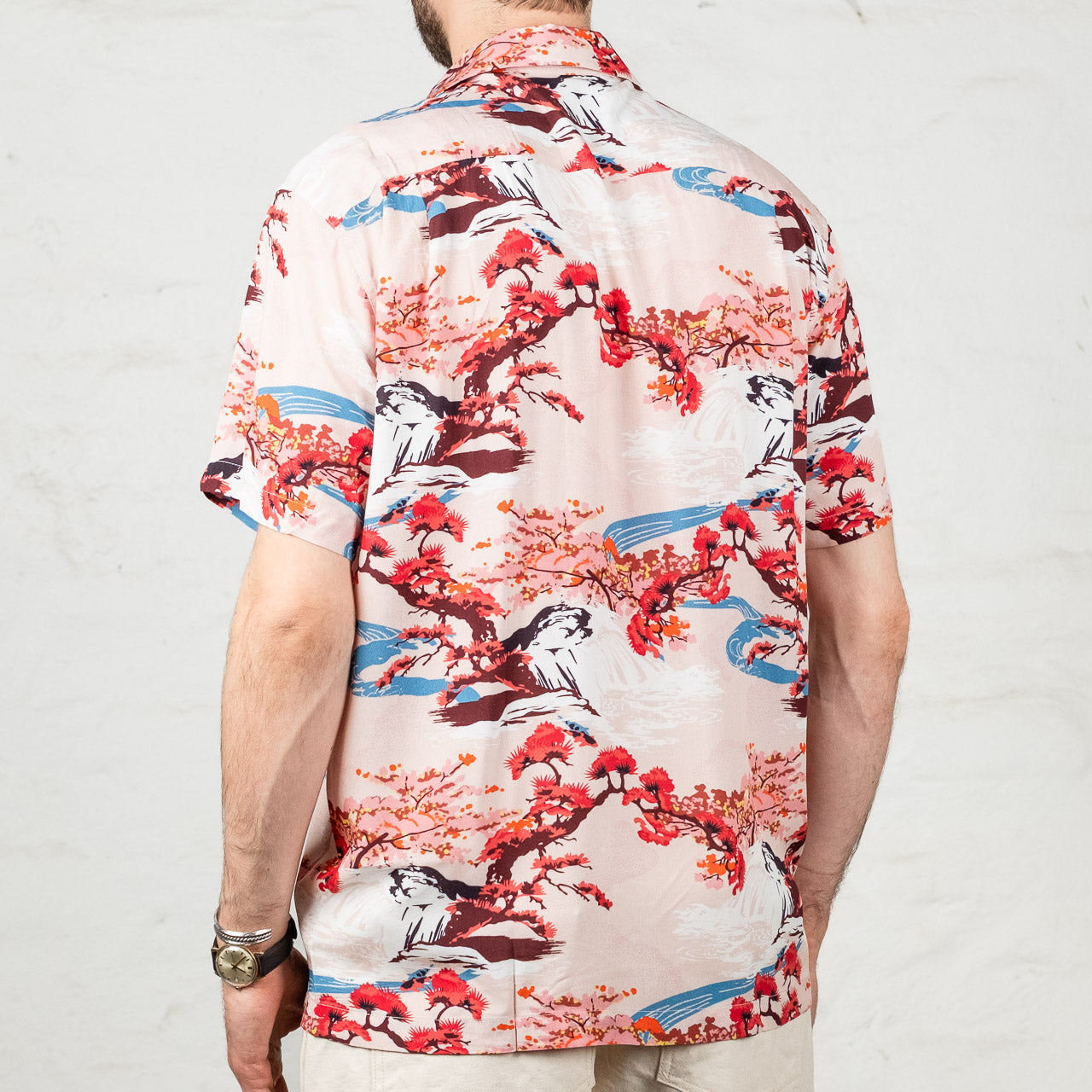 Wai Wailani Hawaii Shirt Salmon