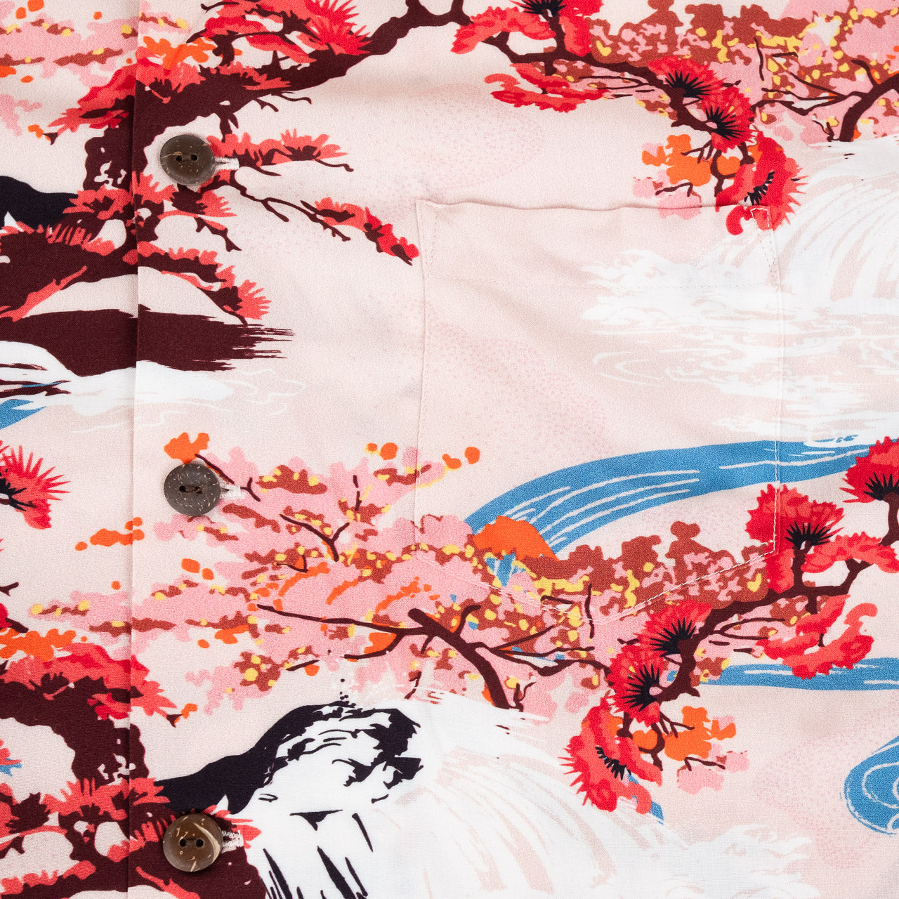 Wai Wailani Hawaii Shirt Salmon