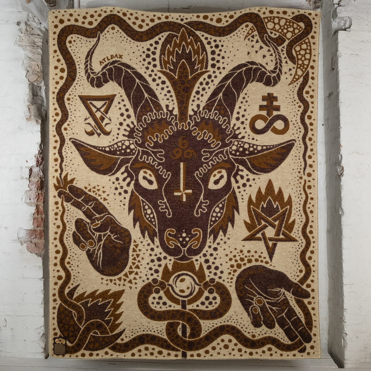 Indigofera x Björn Atldax Baphomet Blanket