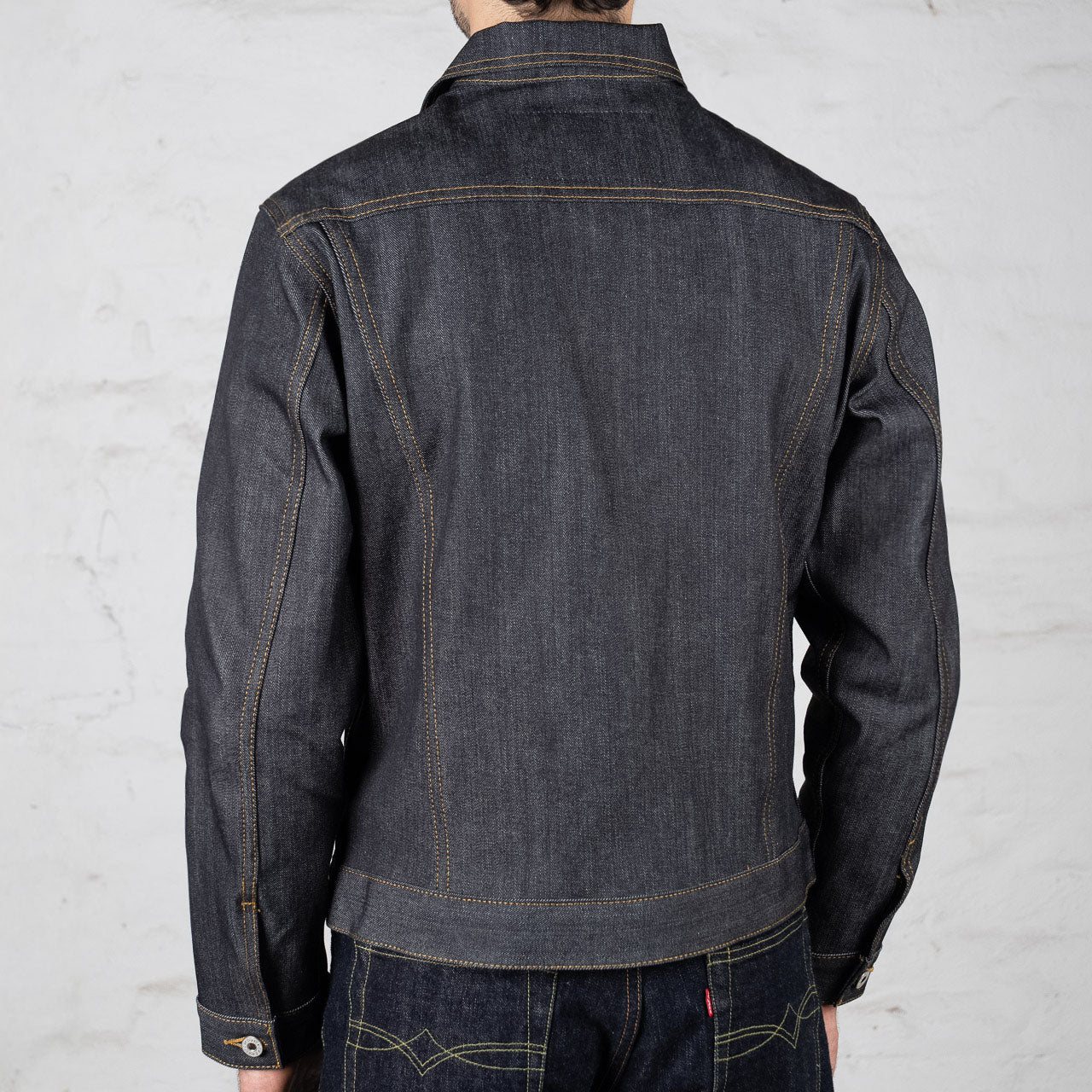 Naked & Famous Denim Jacket Left Hand Twill Selvedge, Rückenansicht