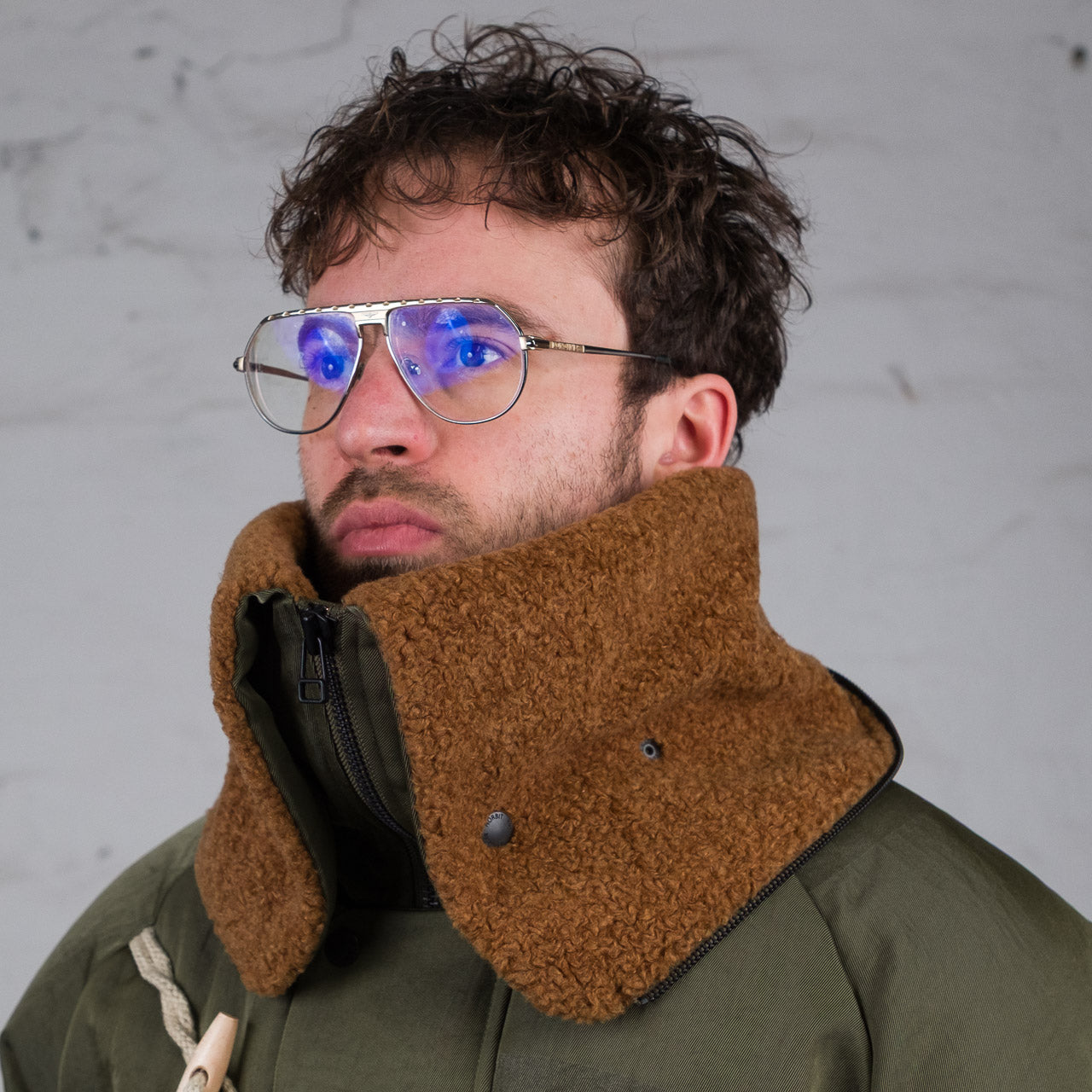 3Way Hooded Down Jacket Oliv