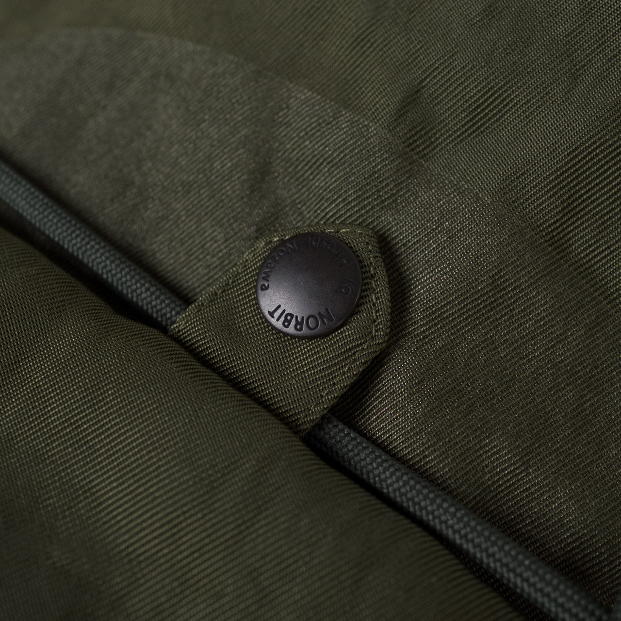 2Way Collar Down Vest Oliv