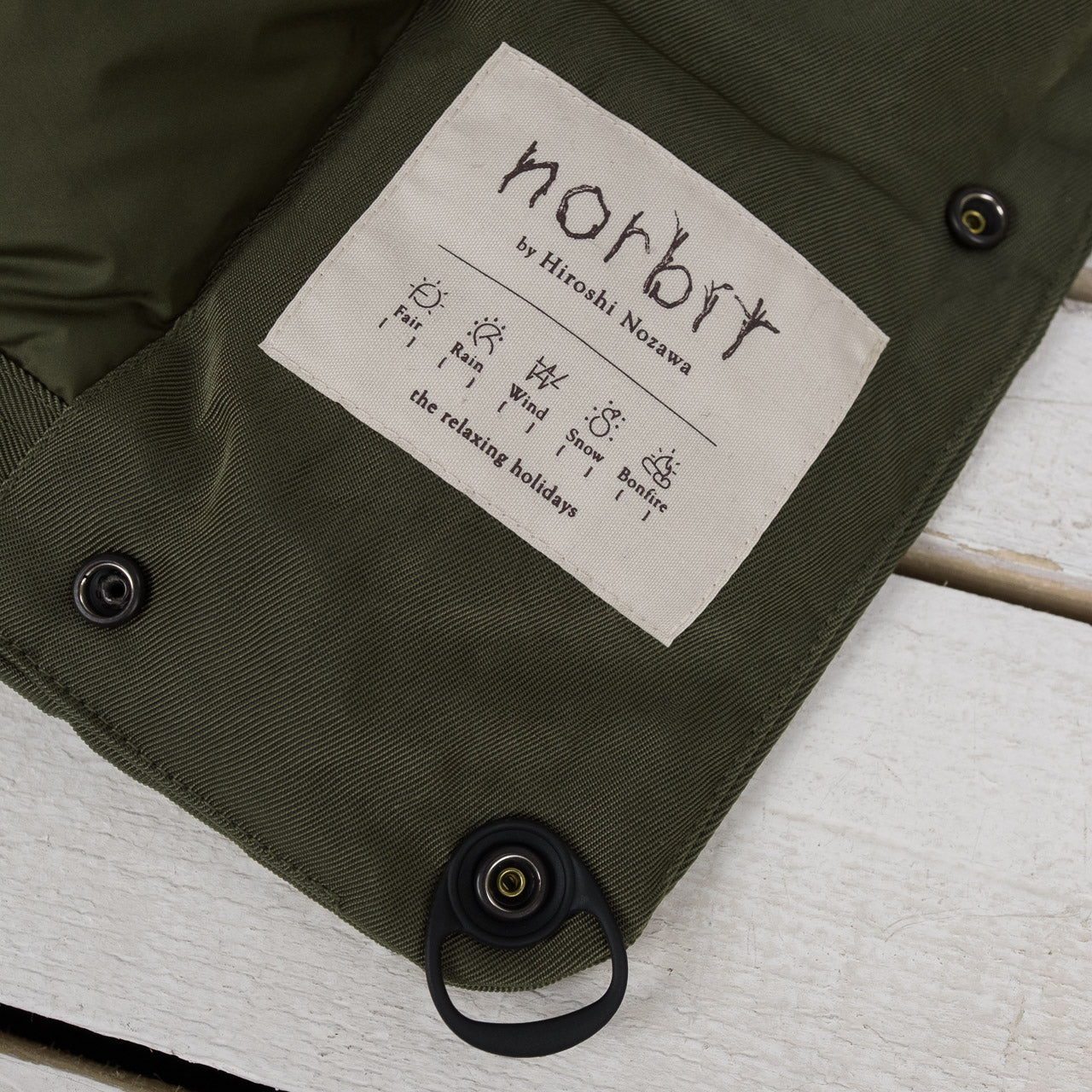 2Way Collar Down Vest Oliv