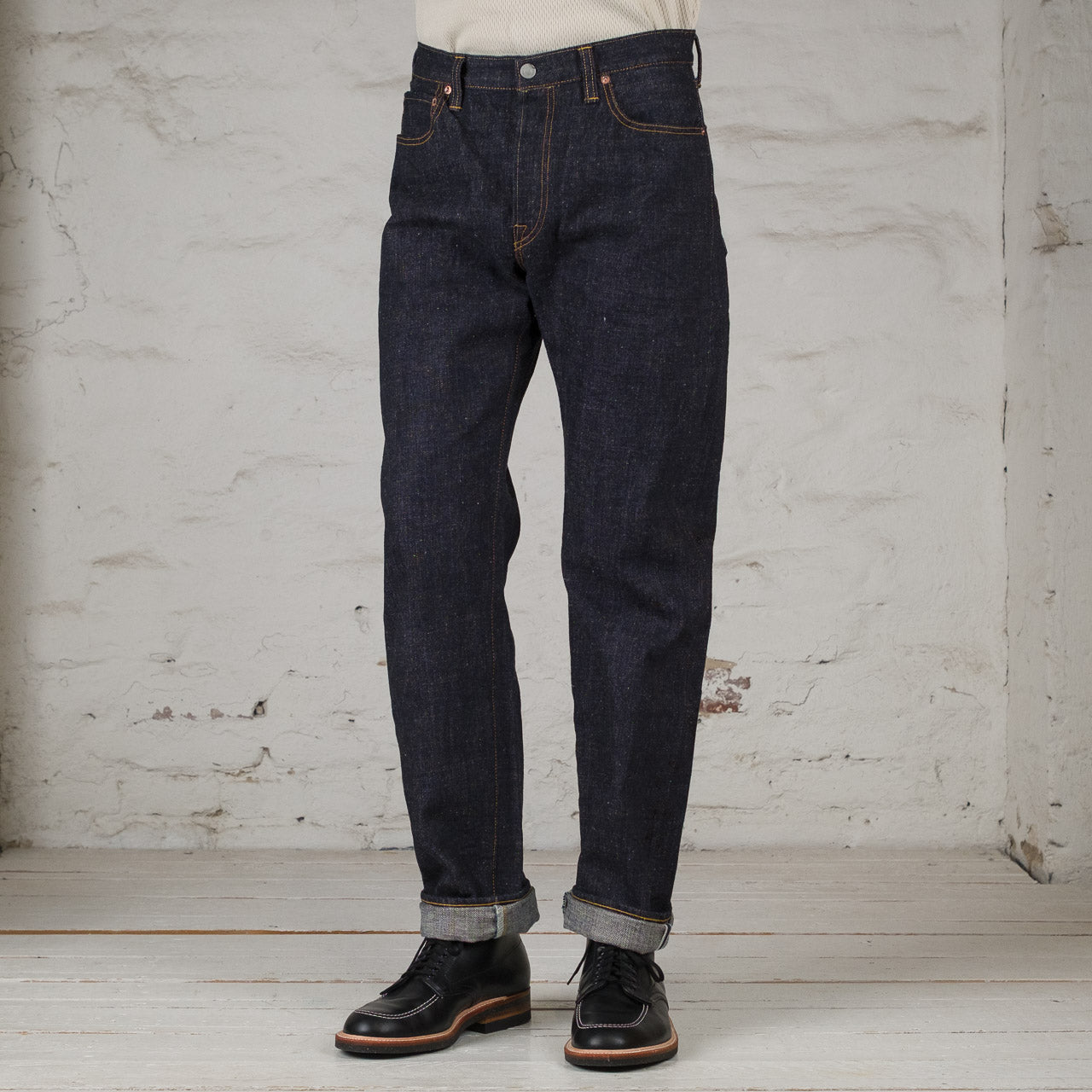 0611 15,5 oz. Slub Nep Relax Fit Jeans