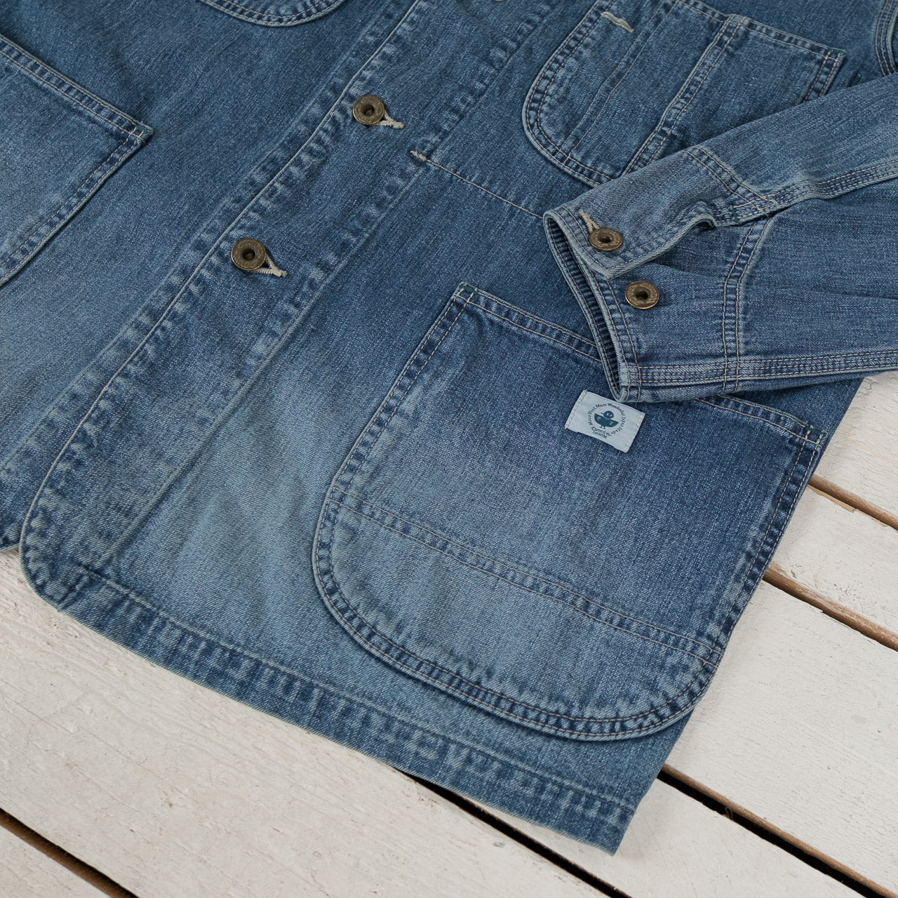 11.5 oz. Nep Denim 30's Coverall 3Years Wash