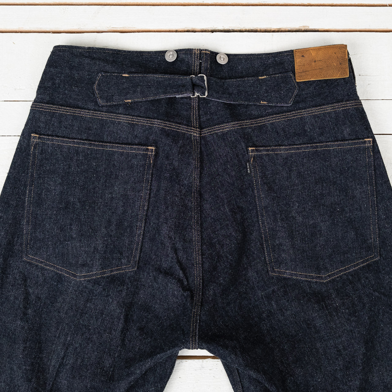 Beltless Waist Jean Trouser "990" Indigo
