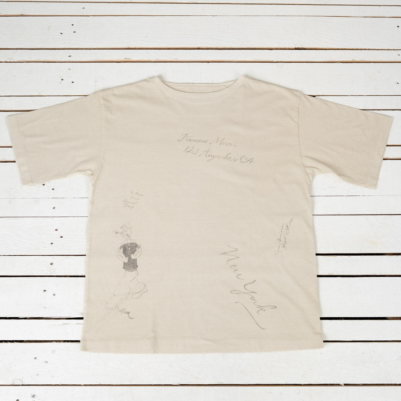Athletic T-Shirt "Drawing" Bone