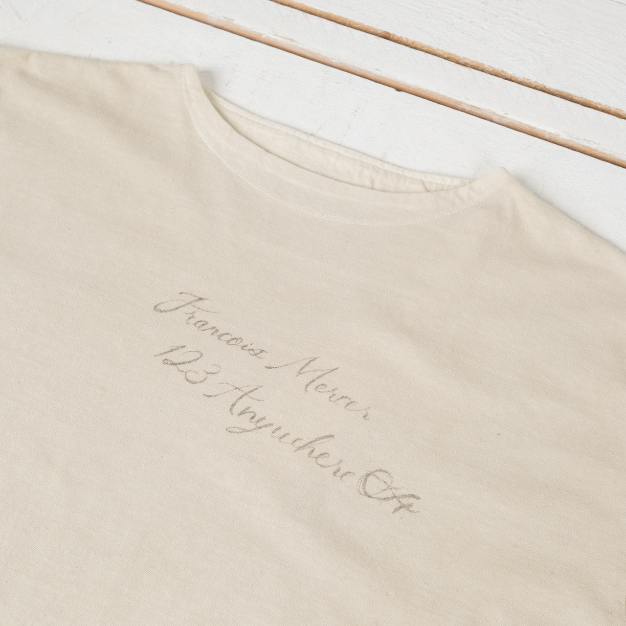 Athletic T-Shirt "Drawing" Bone