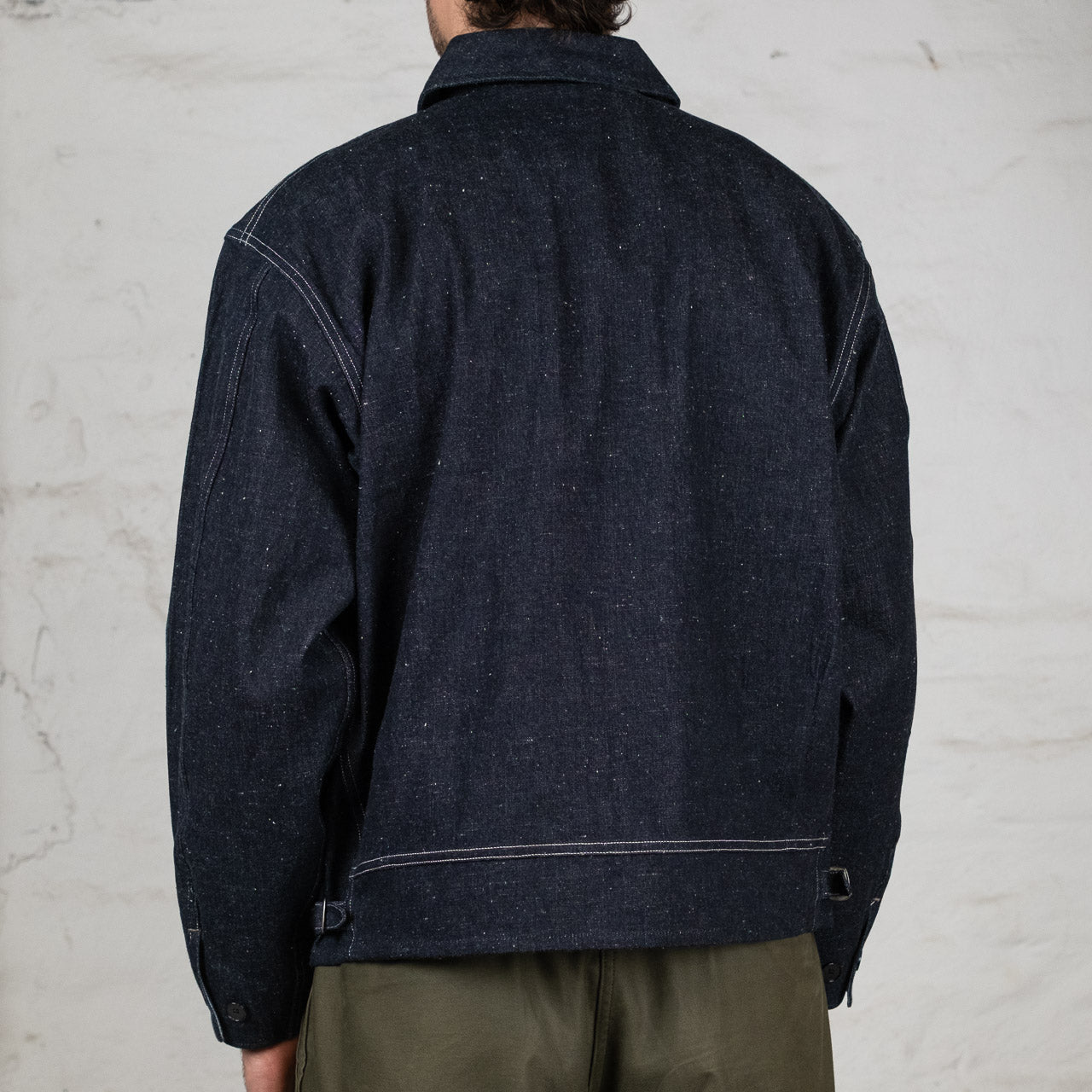 Erwin Zip Jacket Indigo
